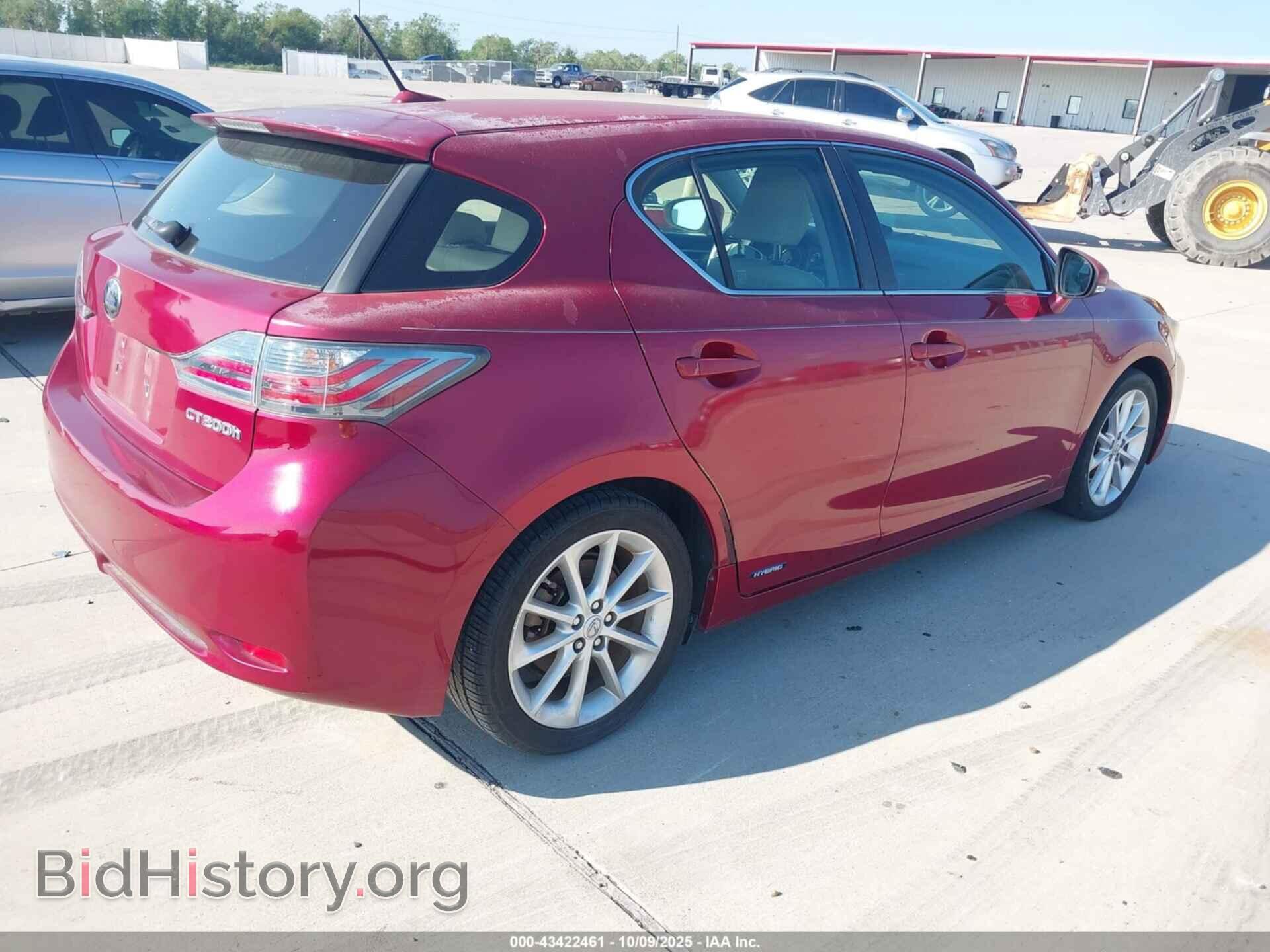 2013 LEXUS CT 200H - VIN: JTHKD5BH5D2140485 - Photo 4