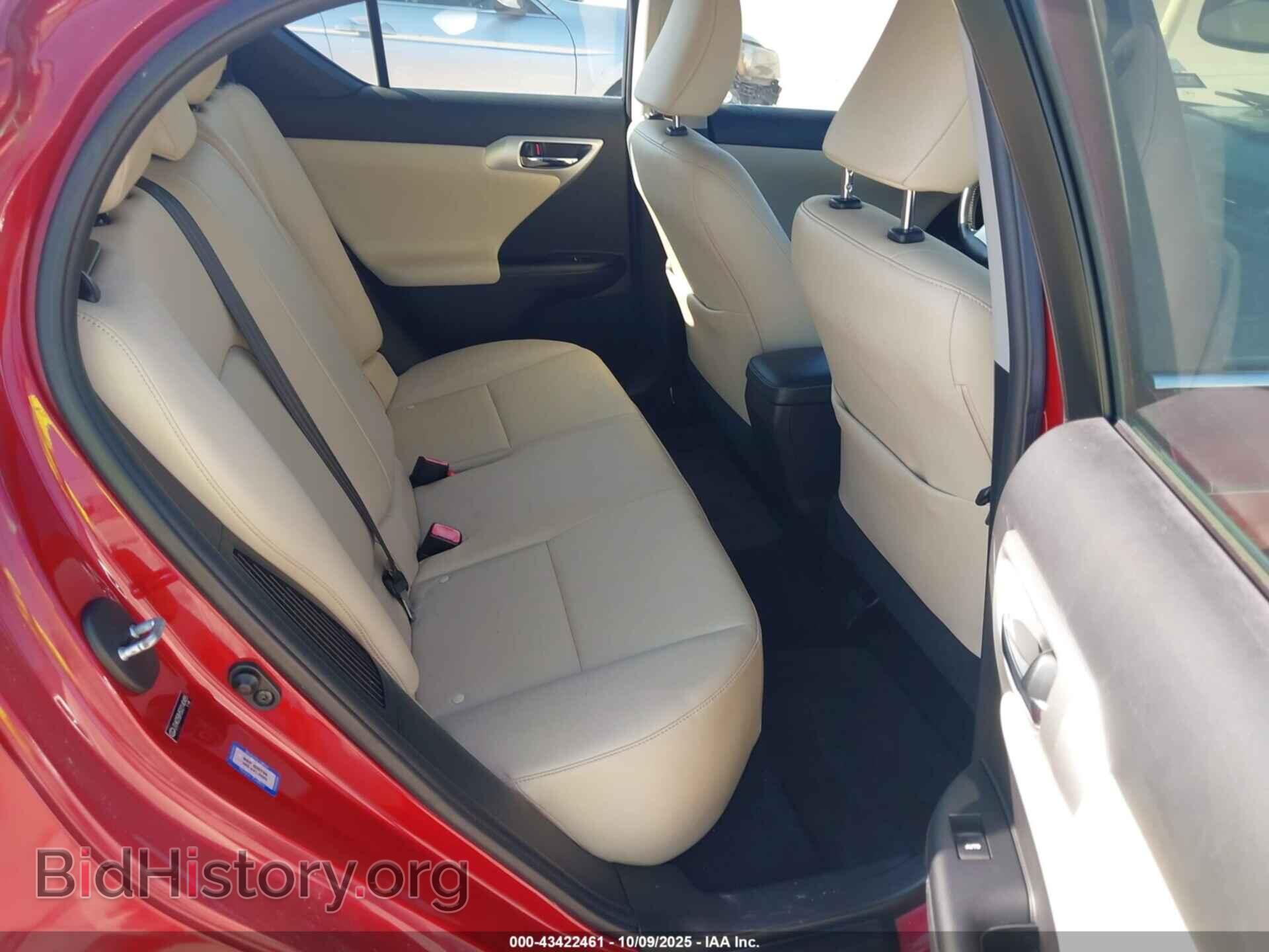 2013 LEXUS CT 200H - VIN: JTHKD5BH5D2140485 - Photo 8