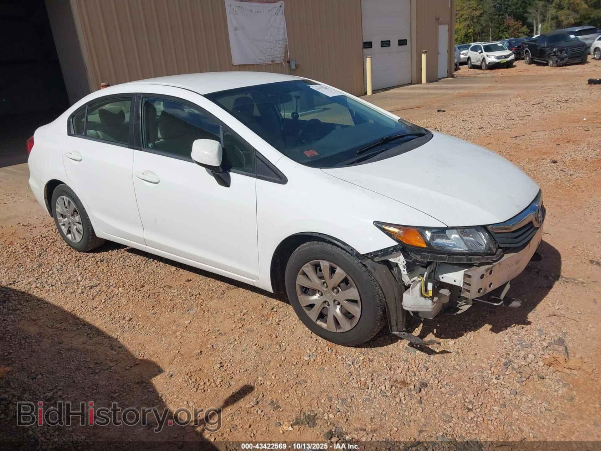 Photo 2HGFB2F55CH328731 - HONDA CIVIC 2012
