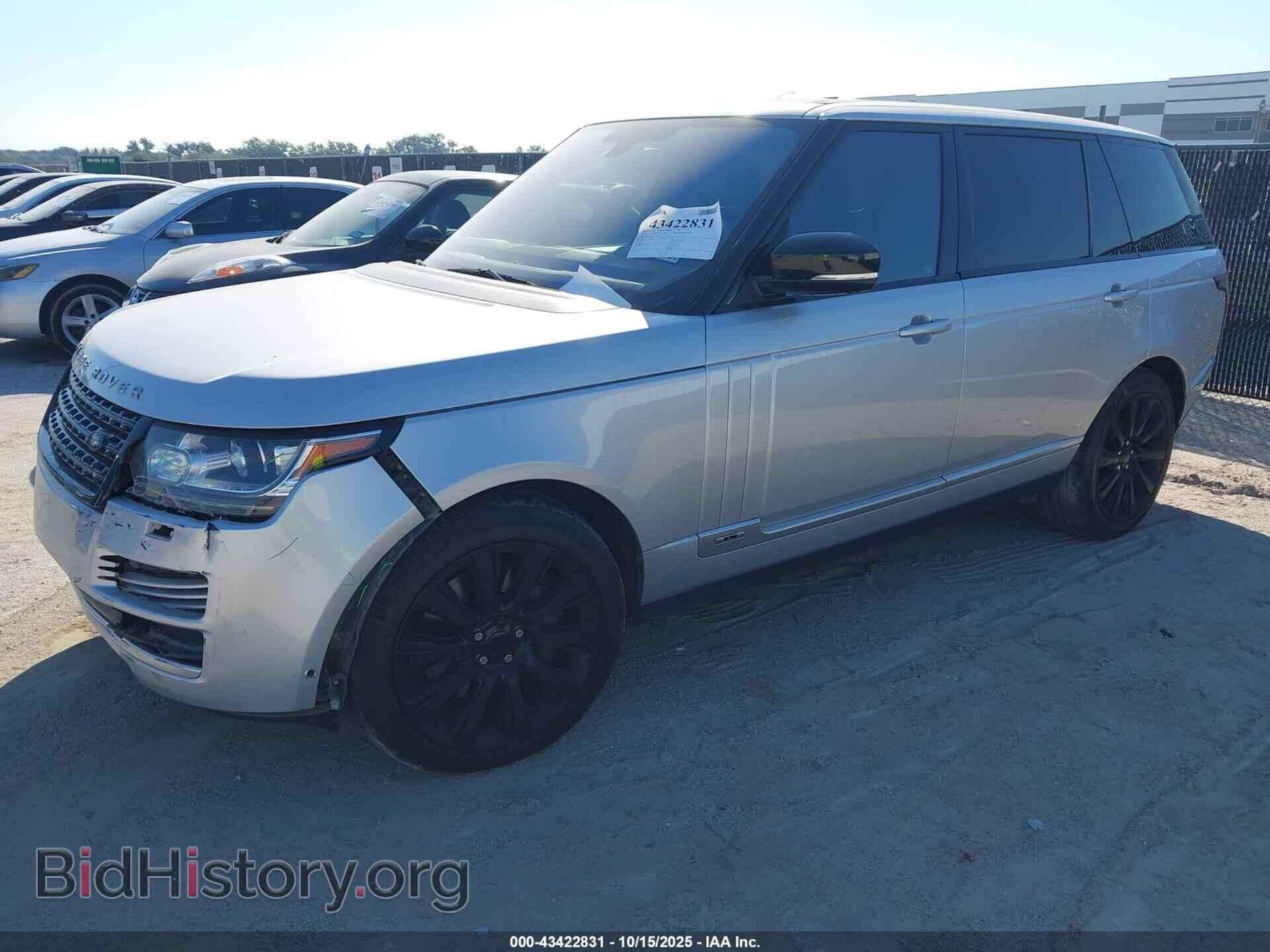 2015 LAND ROVER RANGE ROVER - VIN: SALGS3TF7FA198422 - Фото 2
