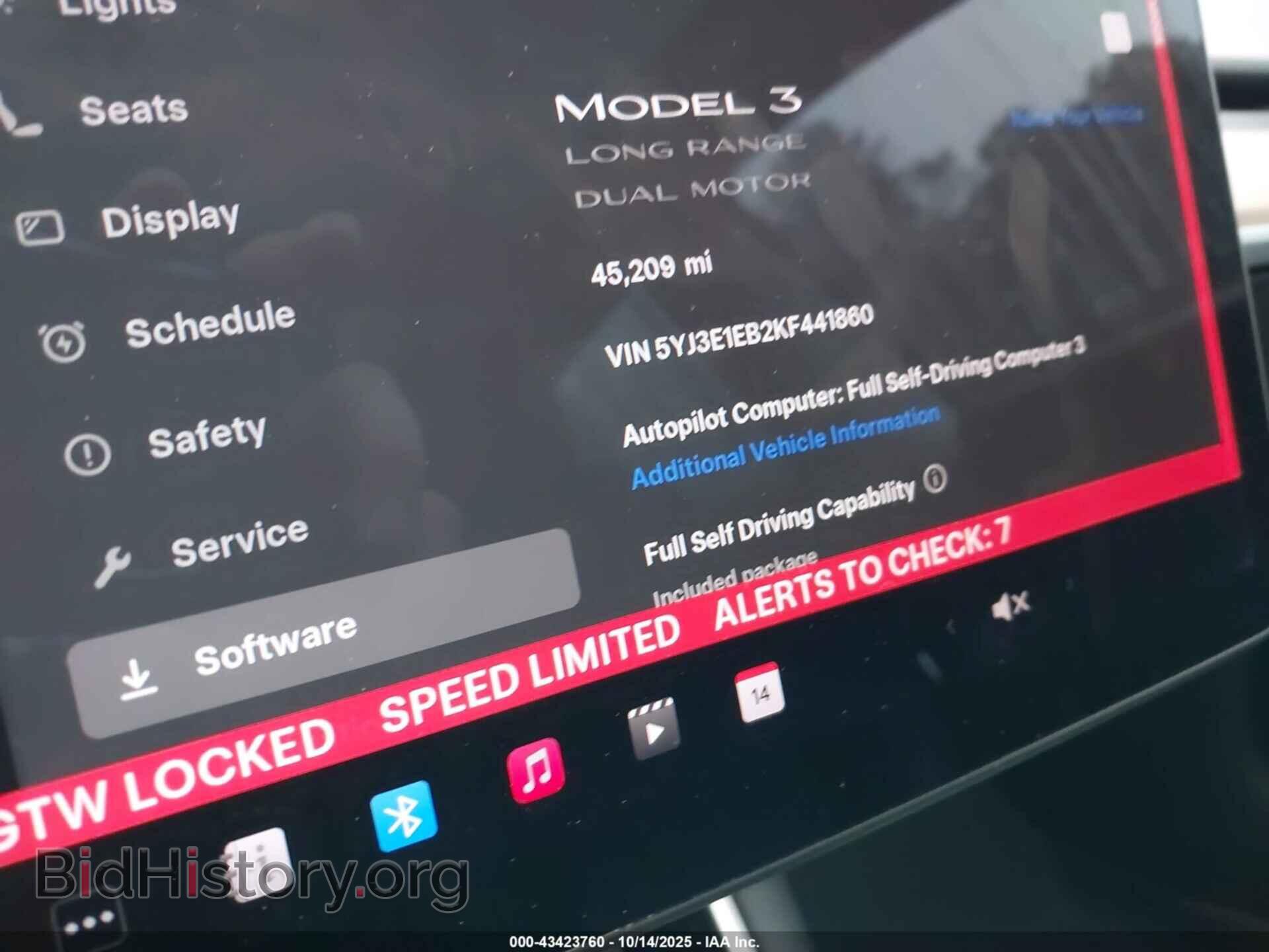 2019 TESLA MODEL 3 - VIN: 5YJ3E1EB2KF441860 - Фото 7