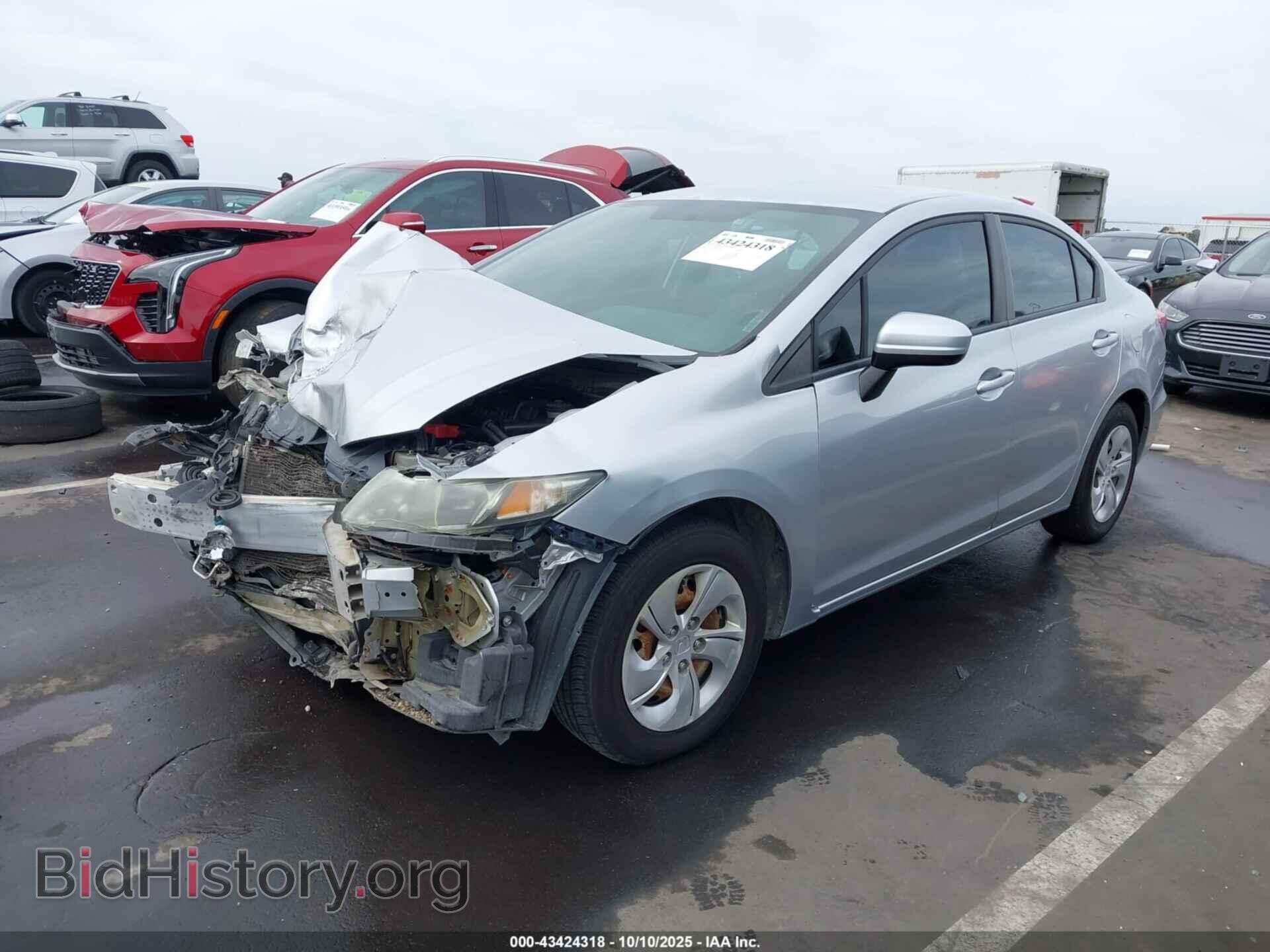 2014 HONDA CIVIC - VIN: 2HGFB2F58EH503749 - Фото 2