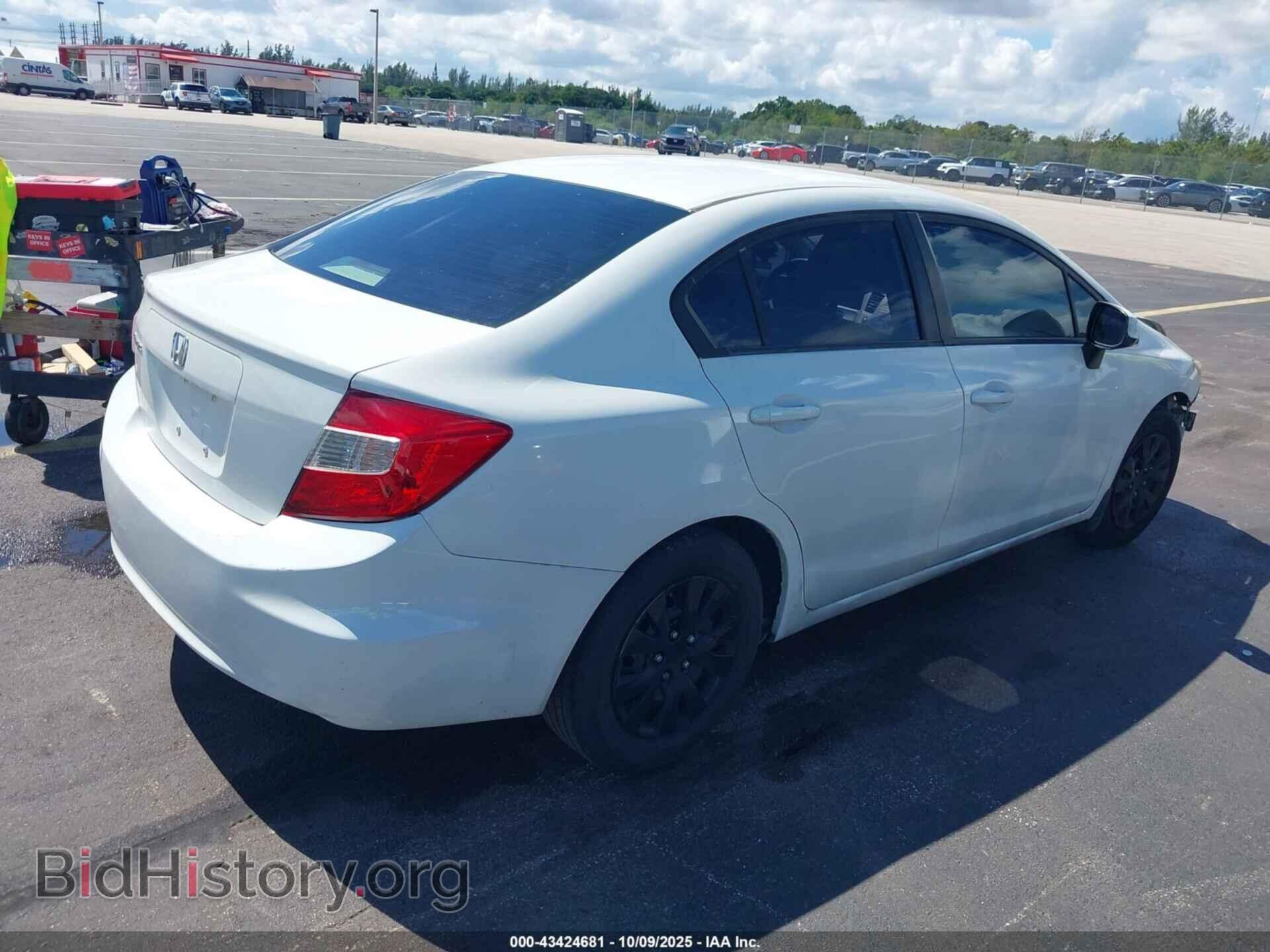 2012 HONDA CIVIC - VIN: JHMFB2F54CS000092 - Фото 4