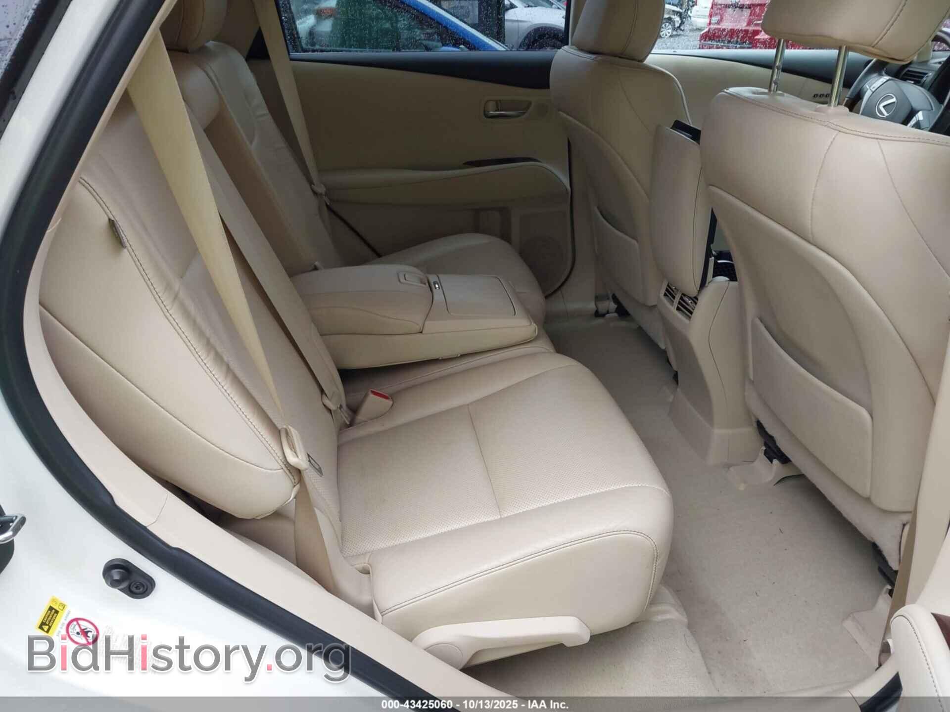 2015 LEXUS RX 350 - VIN: 2T2BK1BA5FC324005 - Фото 8