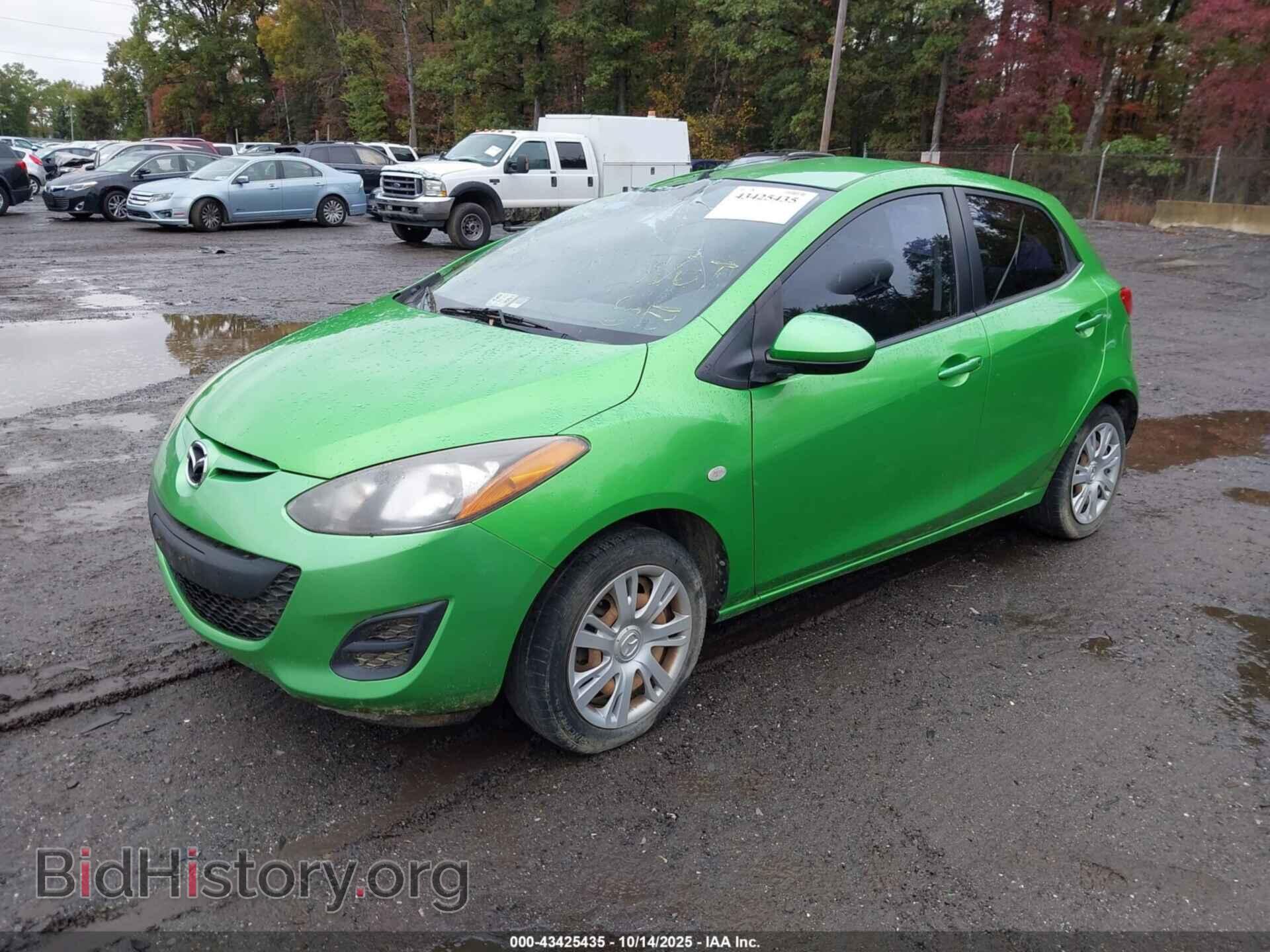 2012 MAZDA MAZDA2 - VIN: JM1DE1KY8C0144640 - Фото 2