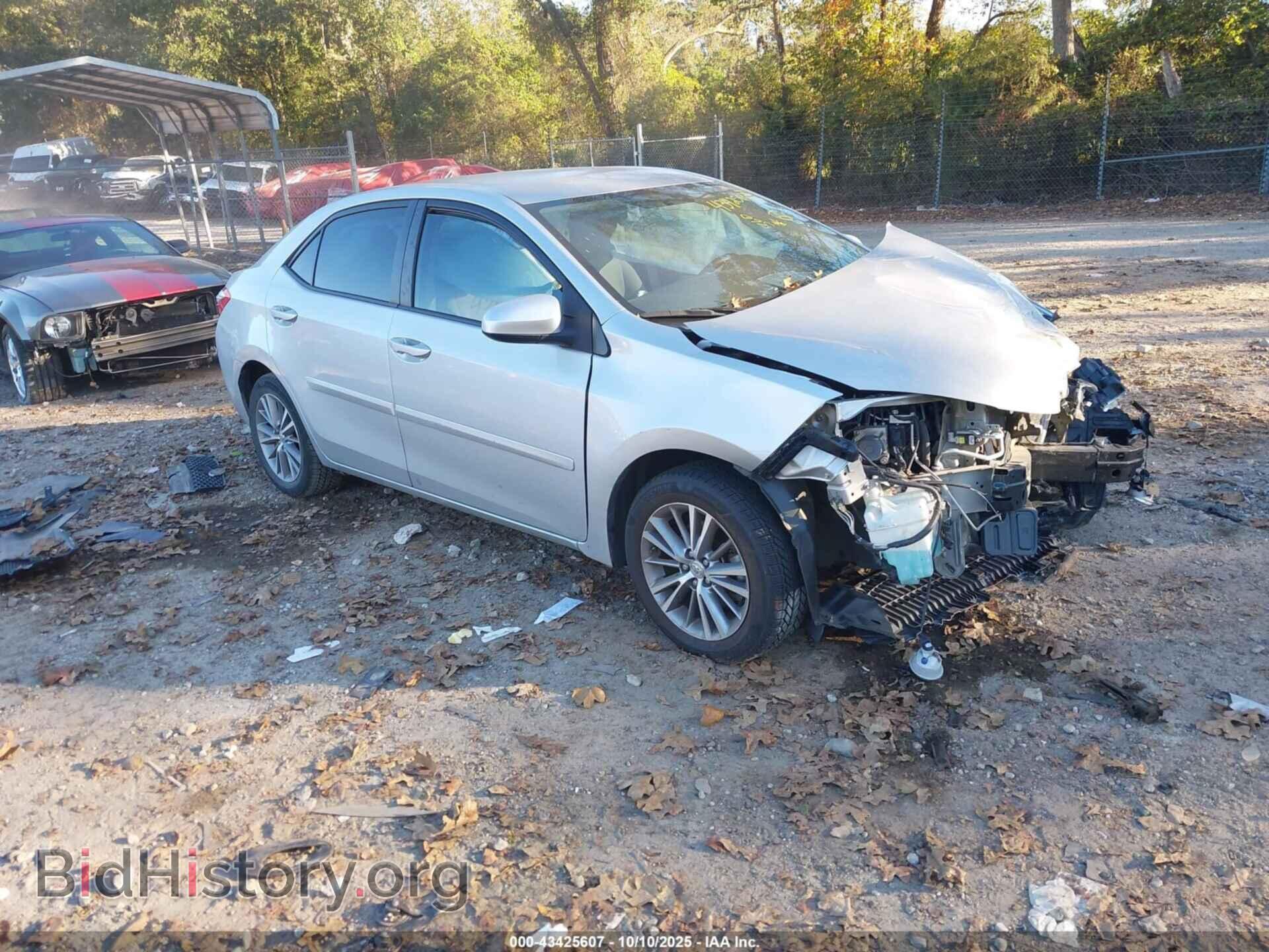 Фотография 5YFBURHE1FP234485 - TOYOTA COROLLA 2015