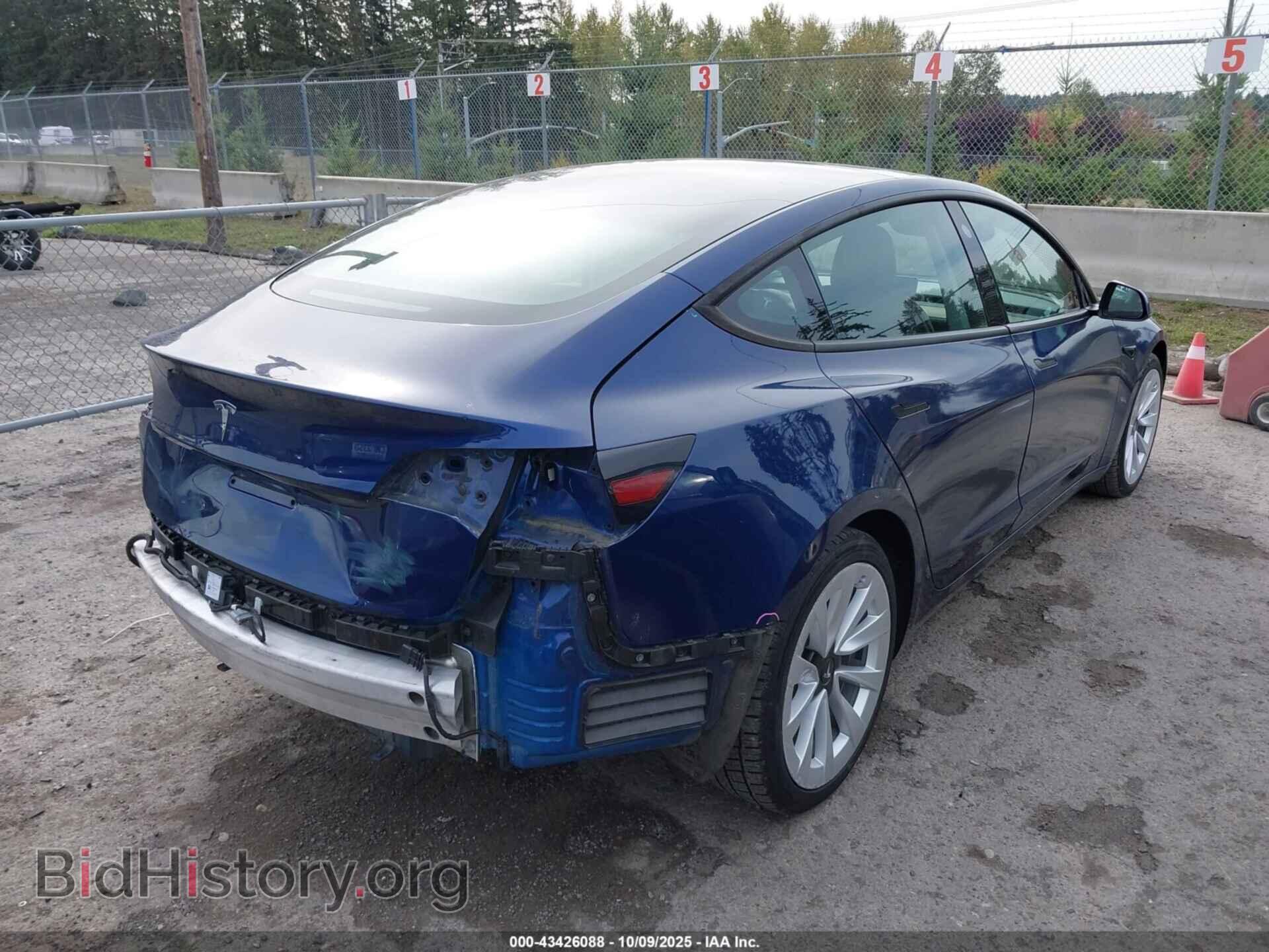2022 TESLA MODEL 3 - VIN: 5YJ3E1EA2NF142932 - Фото 4