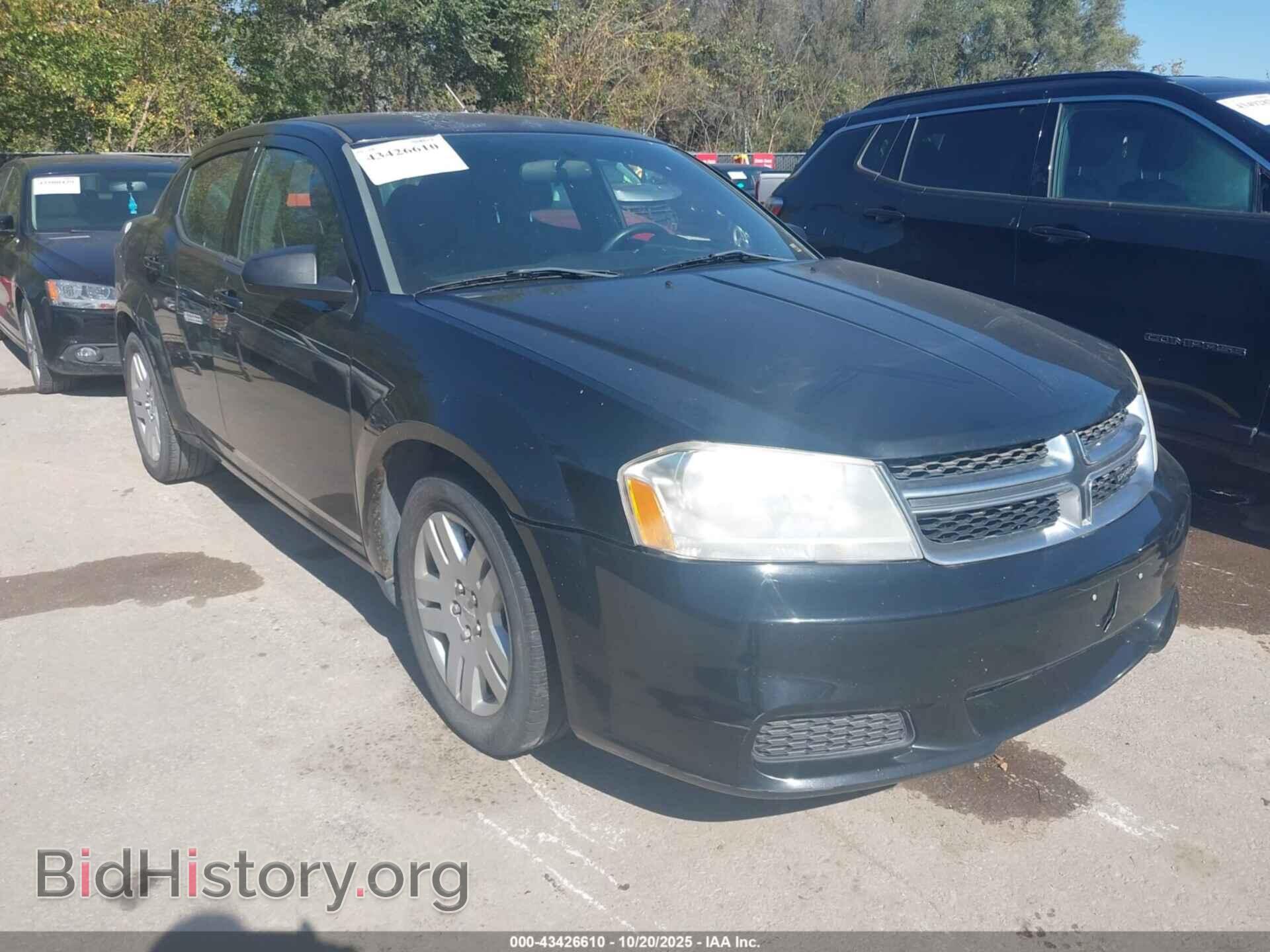Photo 1C3CDZAB8CN286598 - DODGE AVENGER 2012