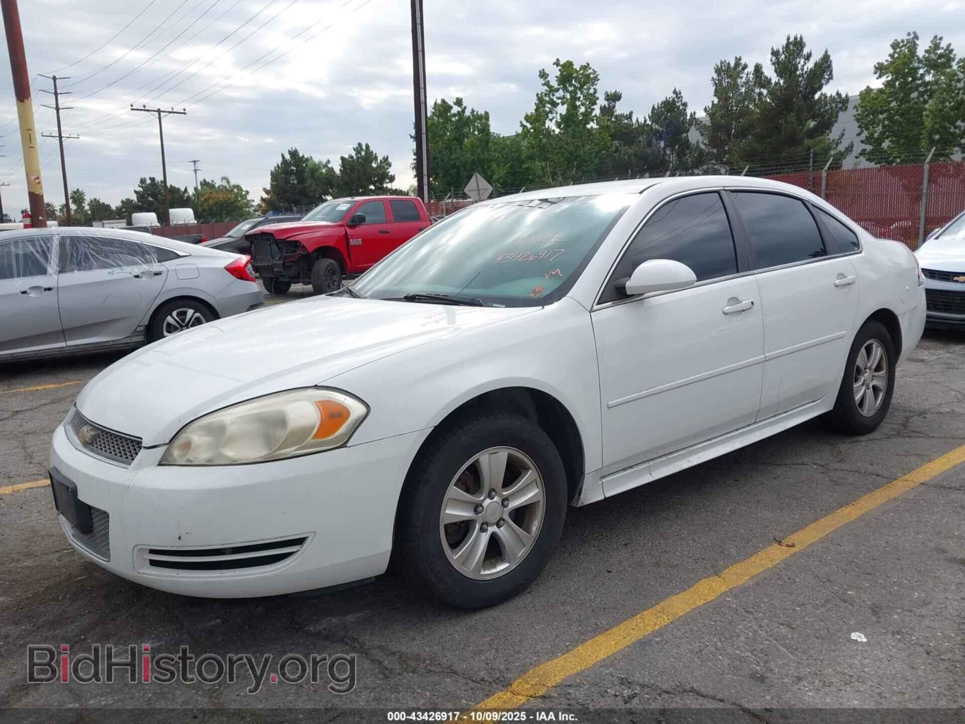 2013 CHEVROLET IMPALA - VIN: 2G1WF5E33D1254362 - Фото 2