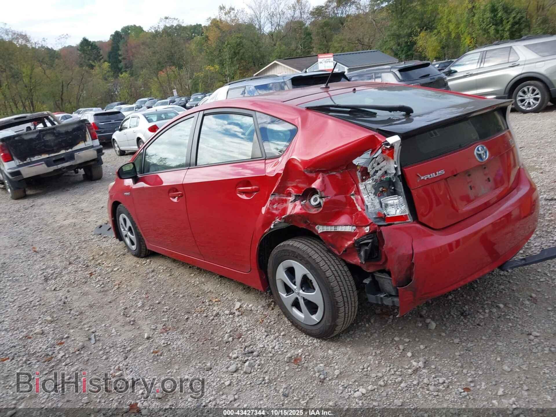 2015 TOYOTA PRIUS - VIN: JTDKN3DU4F0452468 - Фото 3