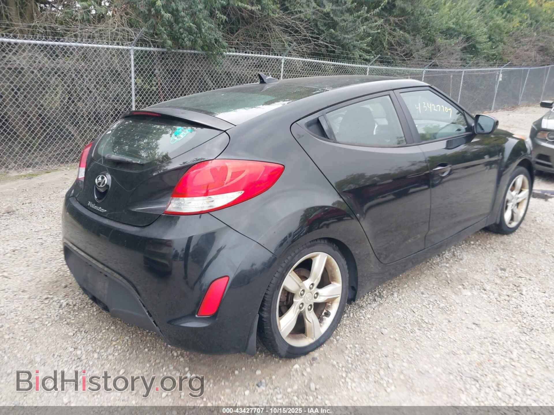 2012 HYUNDAI VELOSTER - VIN: KMHTC6AD8CU072100 - Фото 4