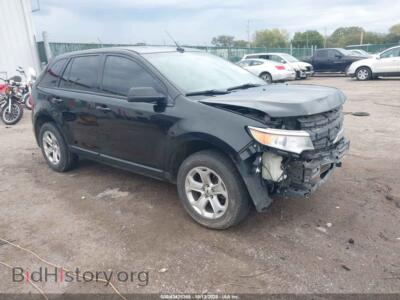 2013 Ford EDGE SEL, black — VIN 2FMDK3JC8DBC37597, IAAI