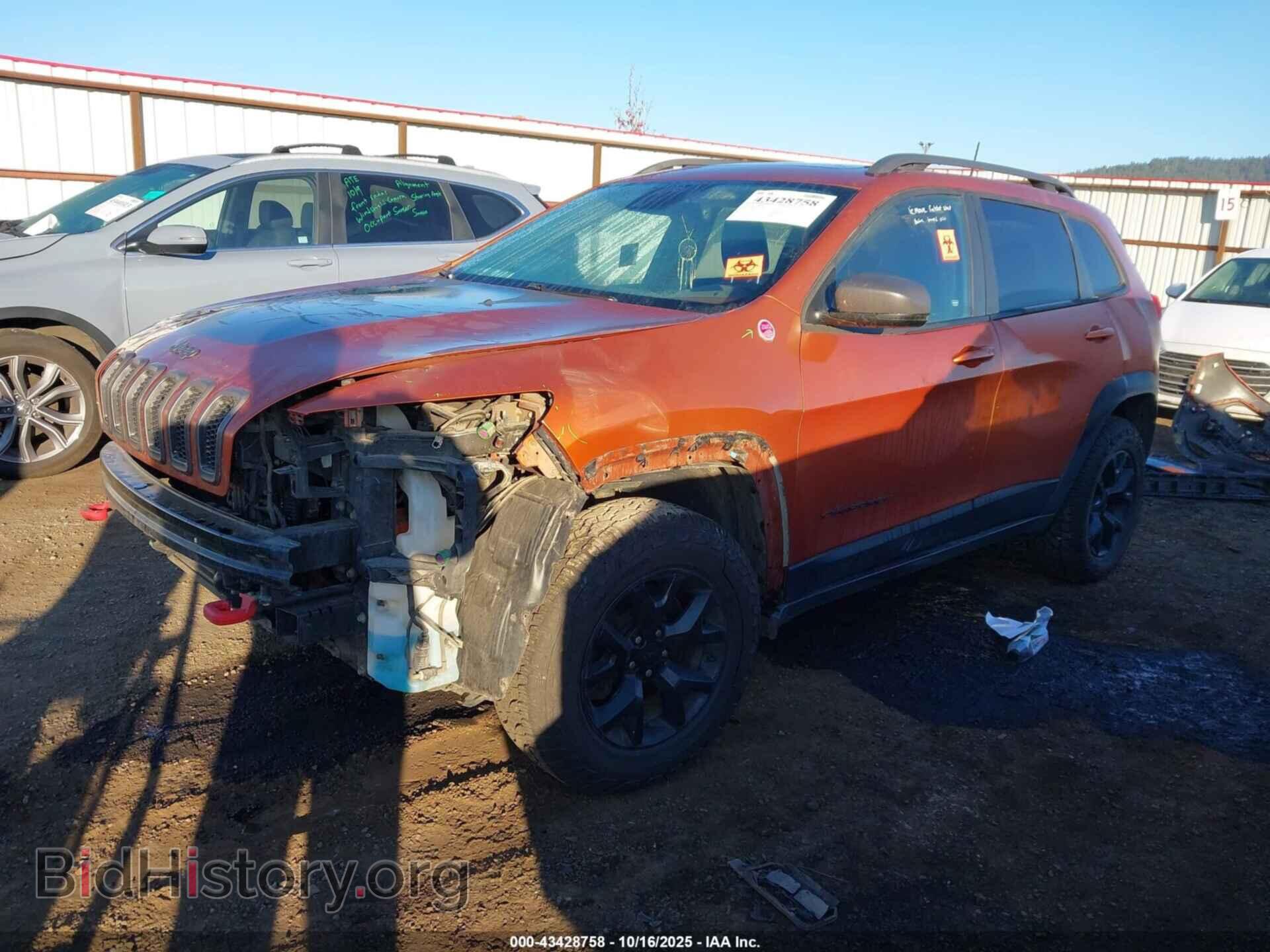2016 JEEP CHEROKEE - VIN: 1C4PJMBS2GW172619 - Фото 2