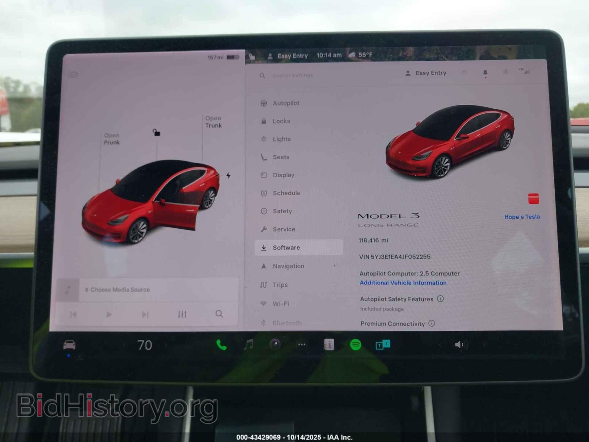 2018 TESLA MODEL 3 - VIN: 5YJ3E1EA4JF052255 - Фото 7