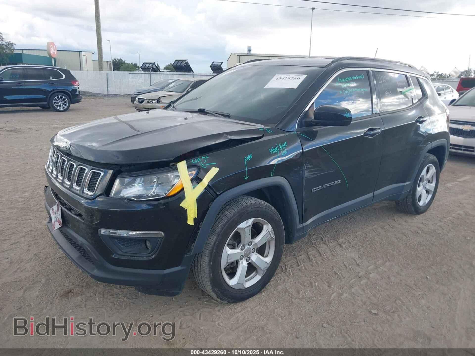 2019 JEEP COMPASS - VIN: 3C4NJCBB7KT614195 - Фото 2