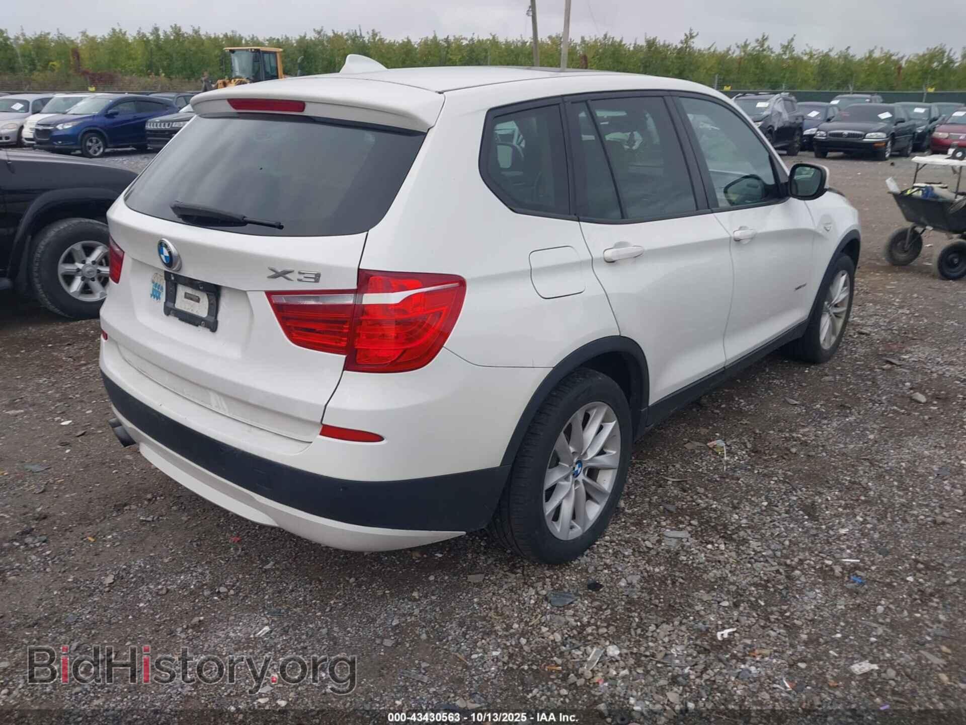 2013 BMW X3 - VIN: 5UXWX9C54D0D03663 - Фото 4