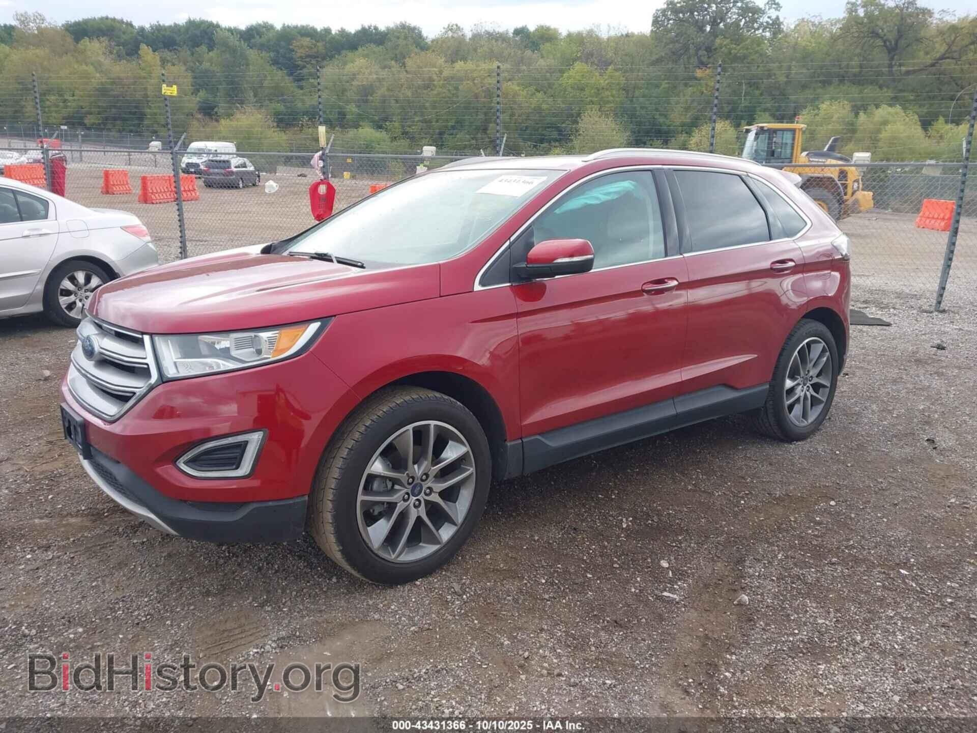 2015 FORD EDGE - VIN: 2FMTK3K93FBB26828 - Фото 2