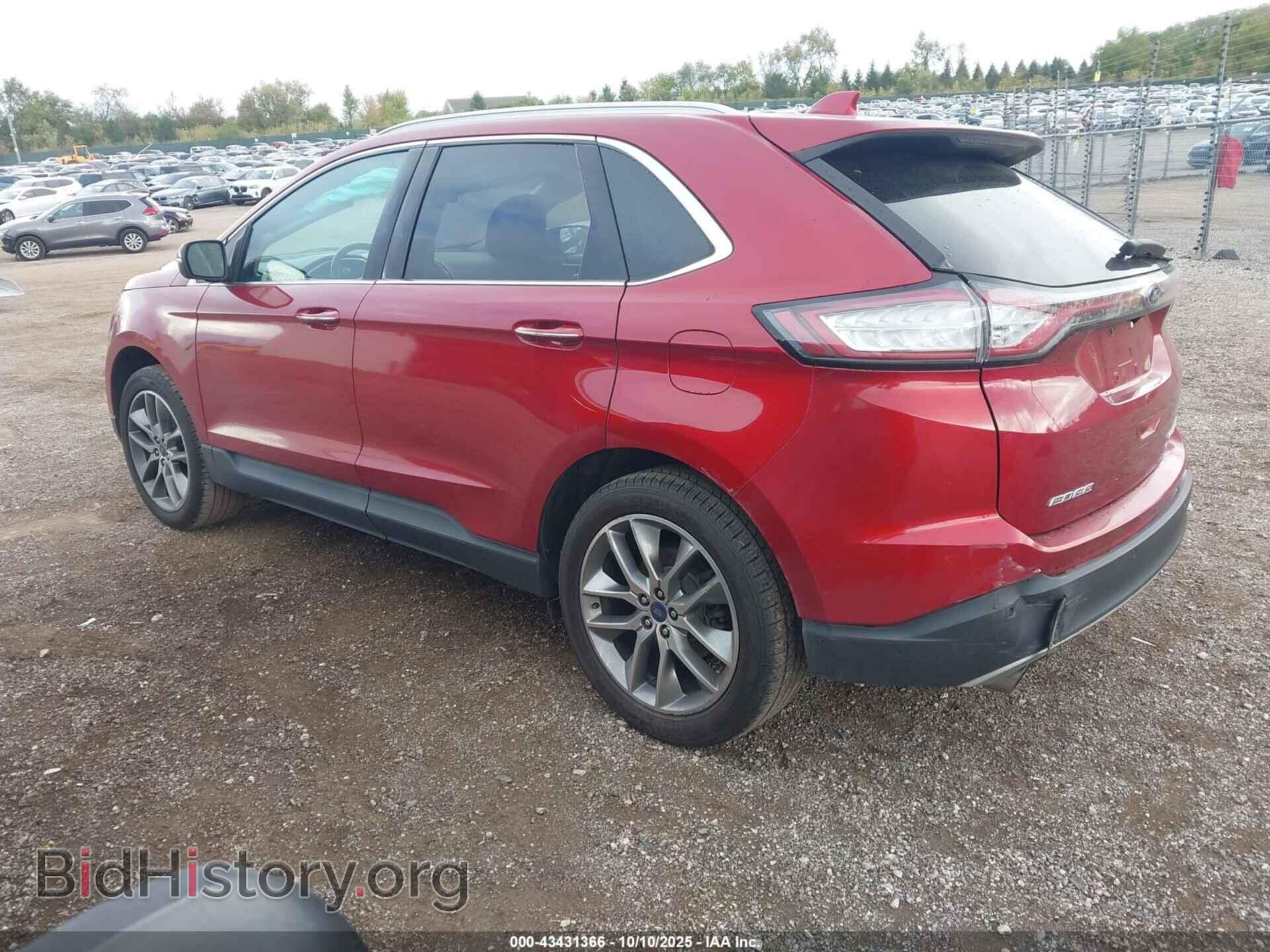 2015 FORD EDGE - VIN: 2FMTK3K93FBB26828 - Фото 3