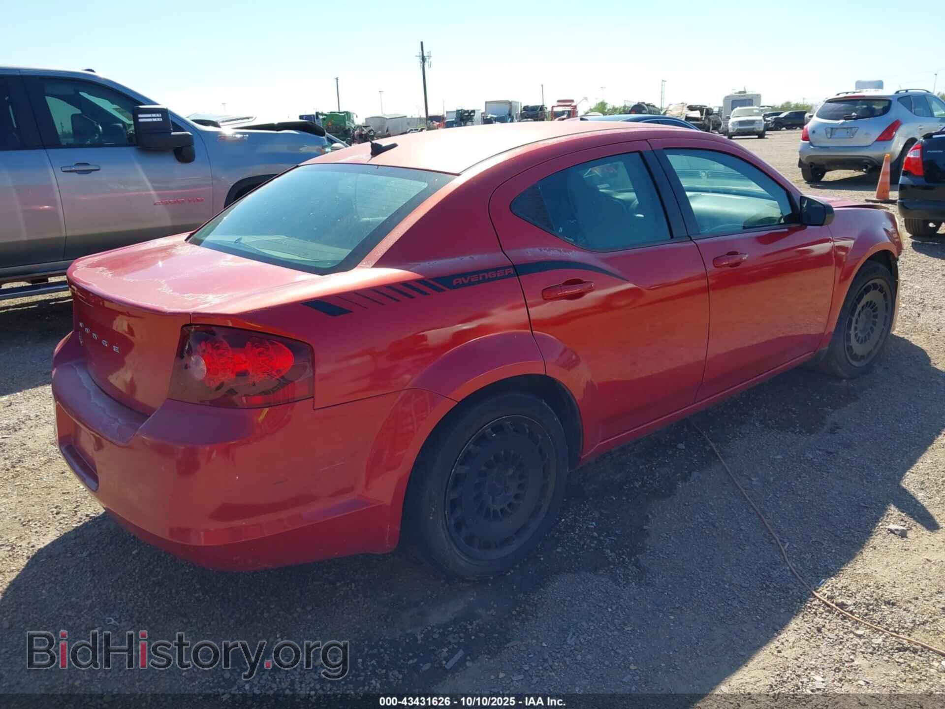 2013 DODGE AVENGER - VIN: 1C3CDZAB5DN610608 - Фото 4
