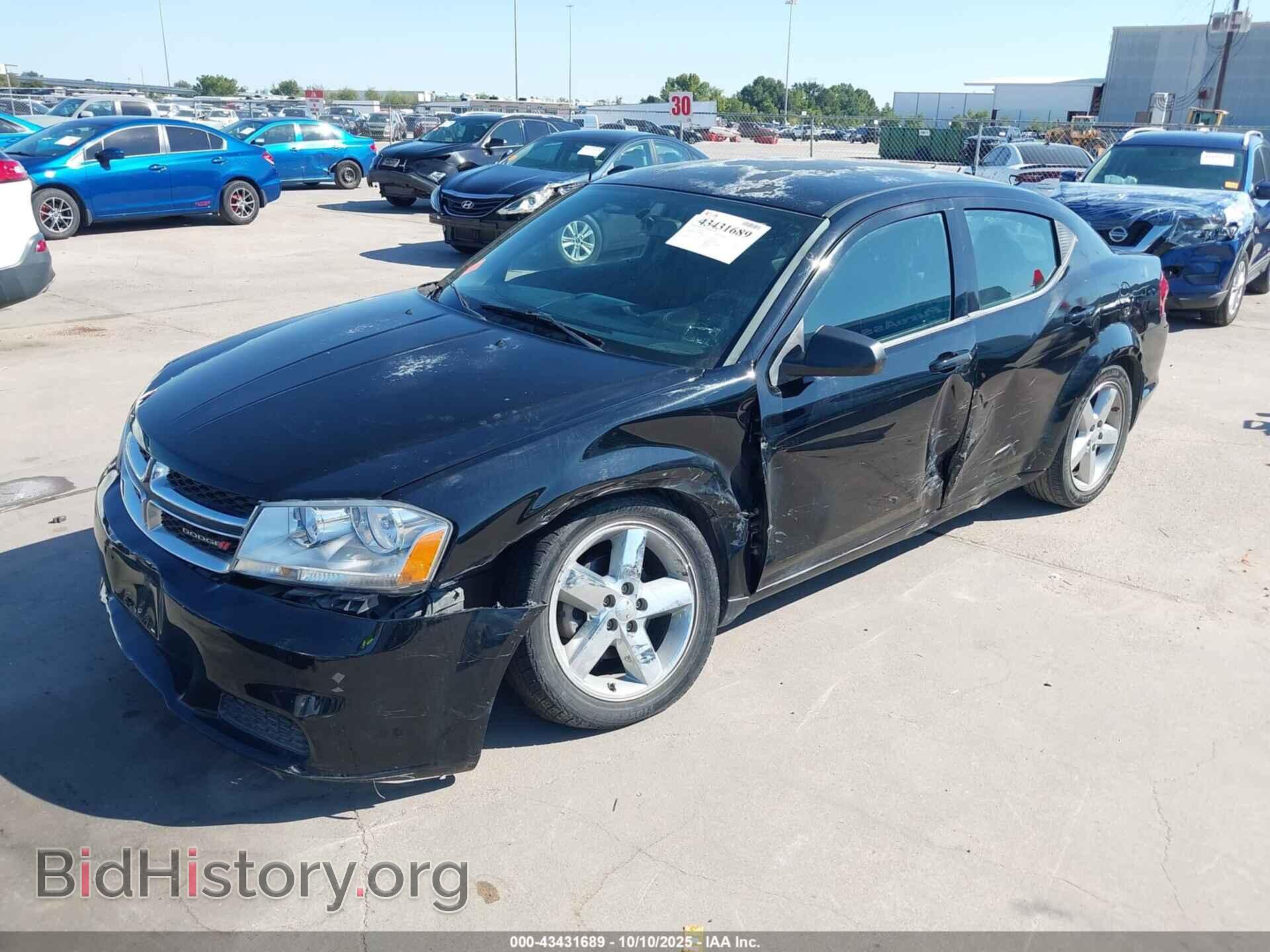 2013 DODGE AVENGER - VIN: 1C3CDZAB9DN594462 - Фото 2