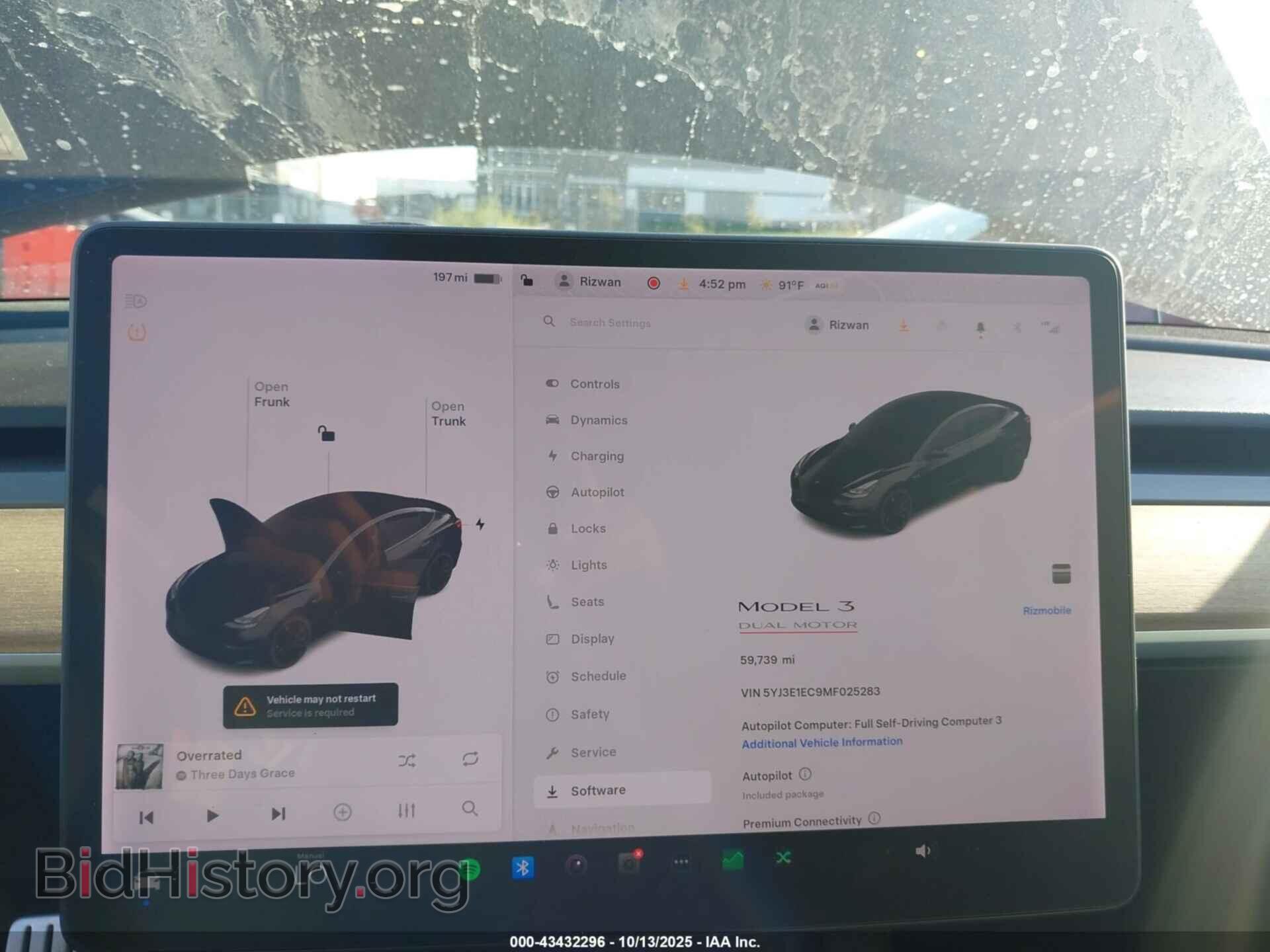 2021 TESLA MODEL 3 - VIN: 5YJ3E1EC9MF025283 - Фото 7