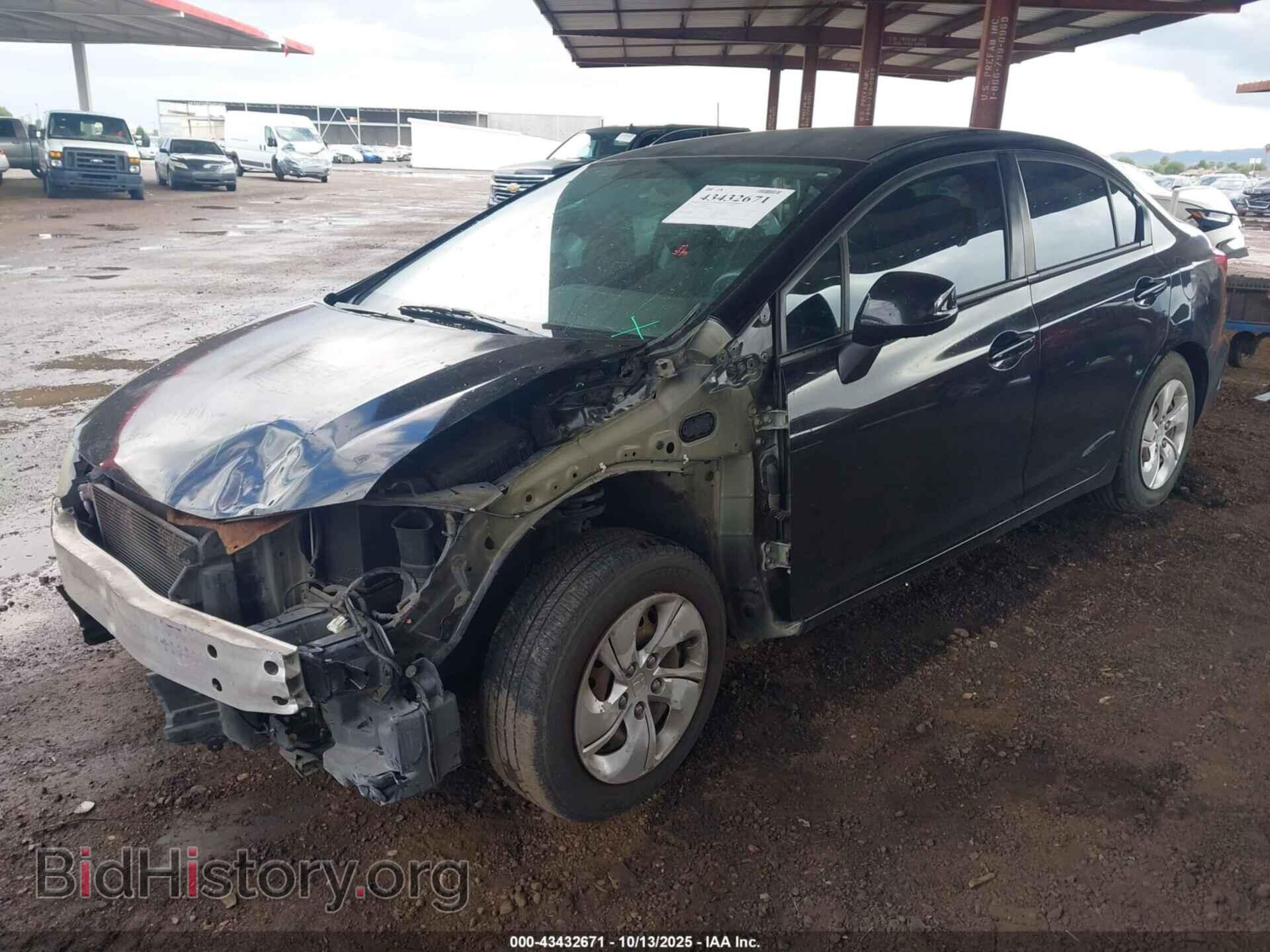 2013 HONDA CIVIC - VIN: 2HGFB2F58DH548432 - Фото 2