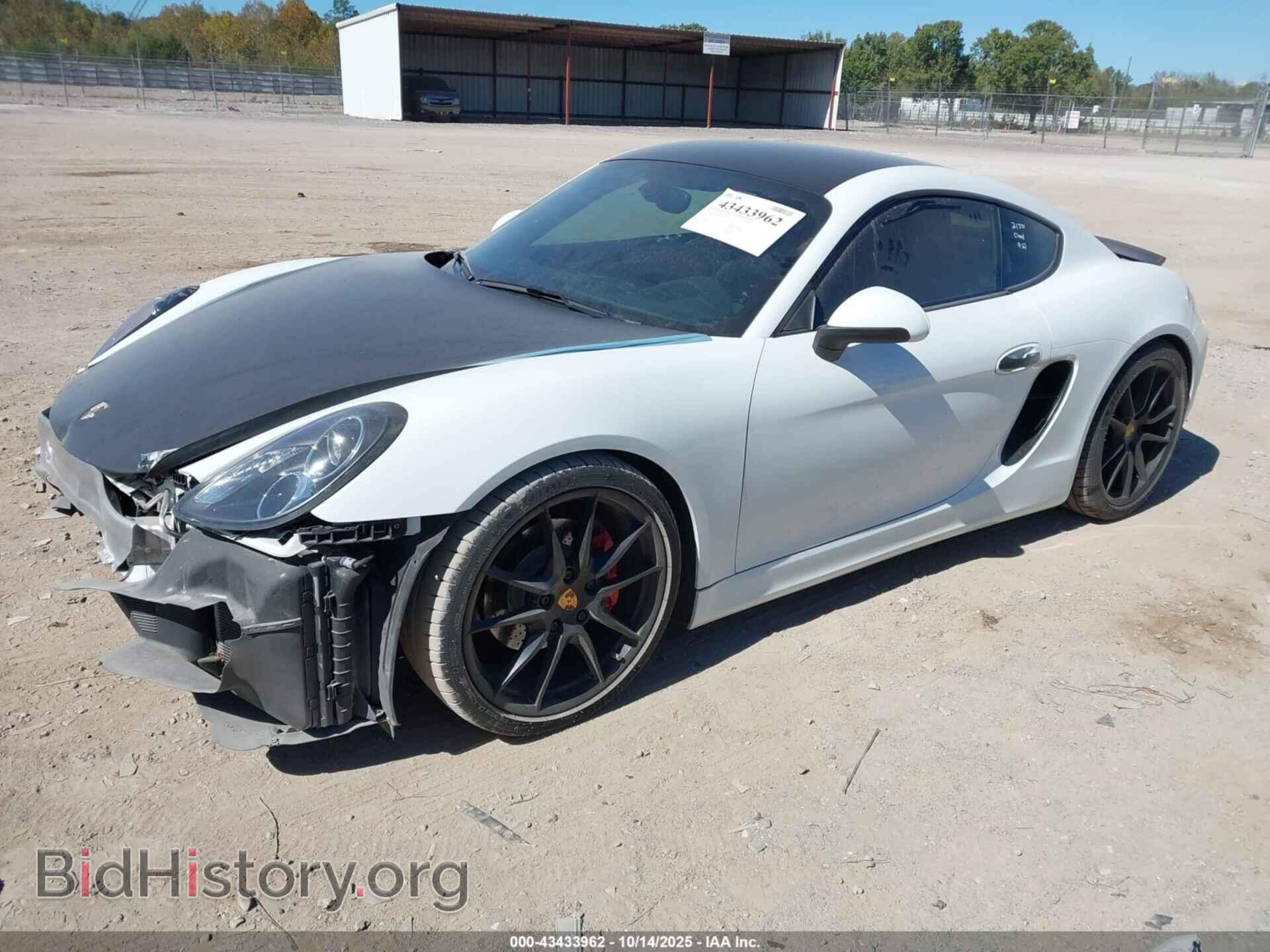 2015 PORSCHE CAYMAN - VIN: WP0AB2A88FK184339 - Фото 2