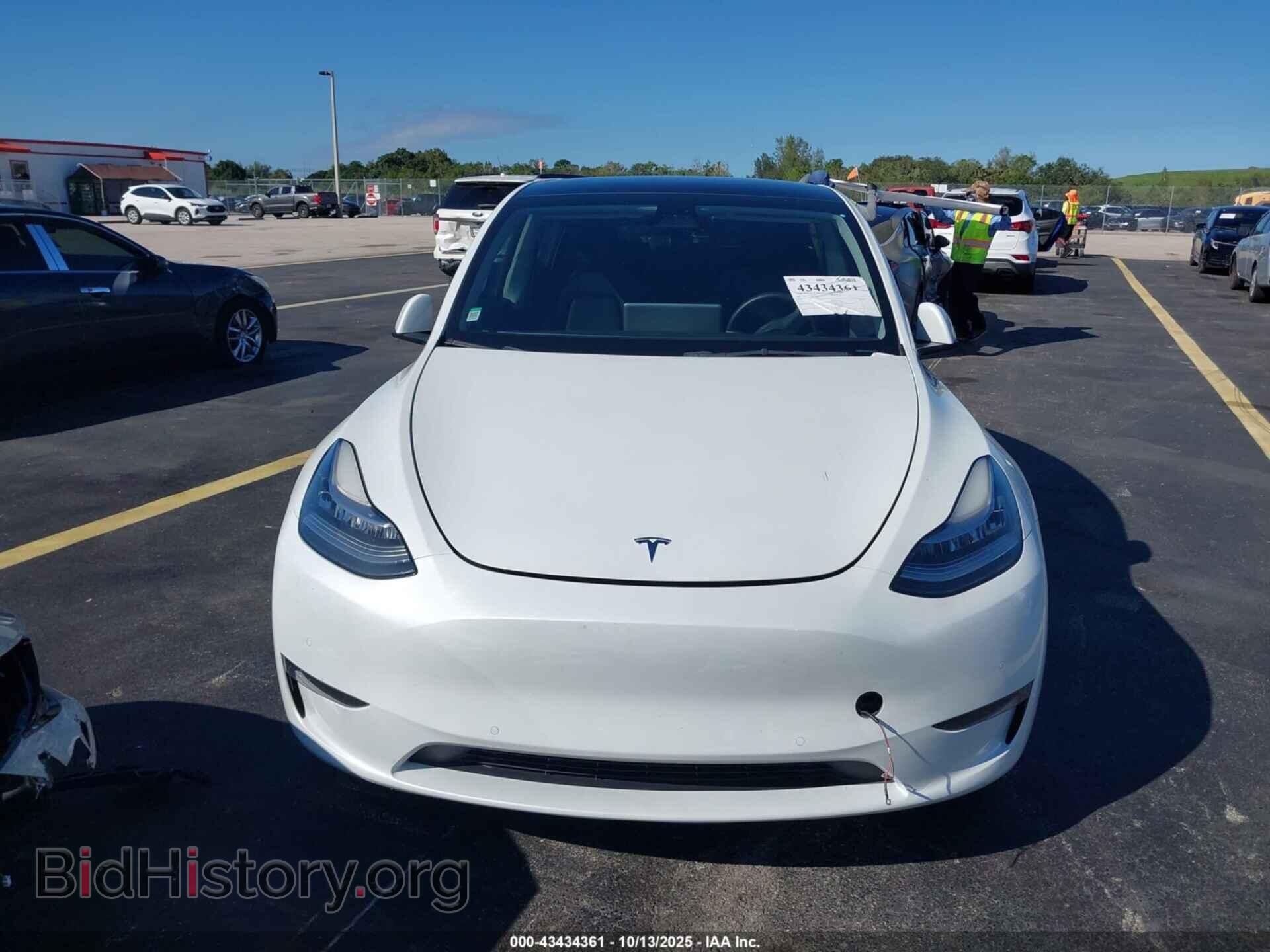 2022 TESLA MODEL Y - VIN: 7SAYGDEE2NF385647 - Фото 6
