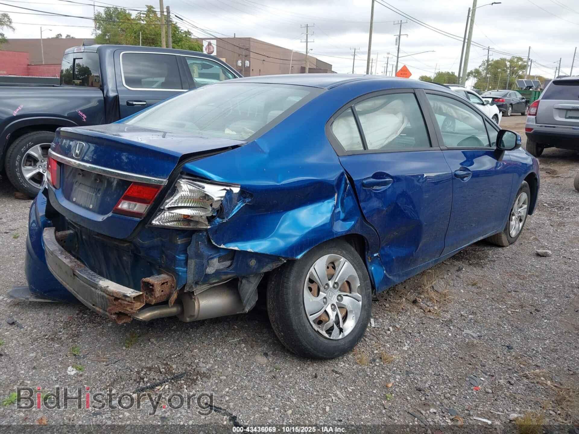 2013 HONDA CIVIC - VIN: 19XFB2F58DE021176 - Фото 4