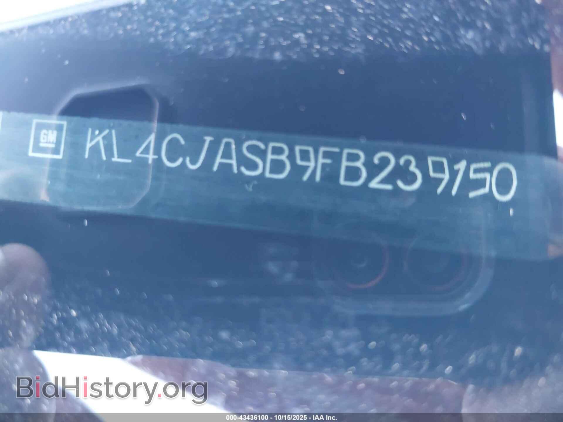 2015 BUICK ENCORE - VIN: KL4CJASB9FB239150 - Фото 9