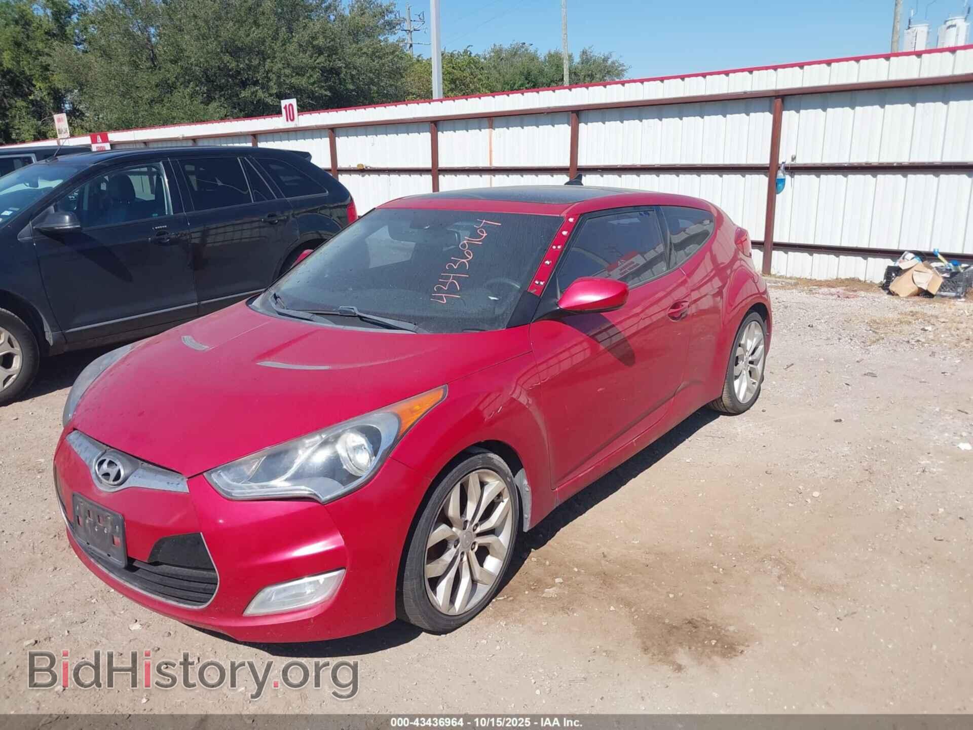 2012 HYUNDAI VELOSTER - VIN: KMHTC6AD1CU051606 - Фото 2