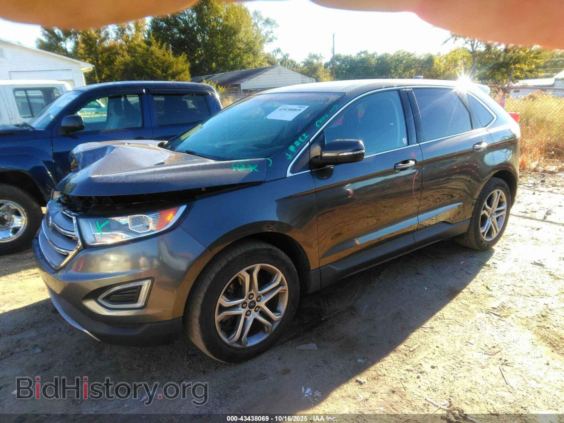 2015 FORD EDGE - VIN: 2FMTK3K88FBC24714 - Фото 2