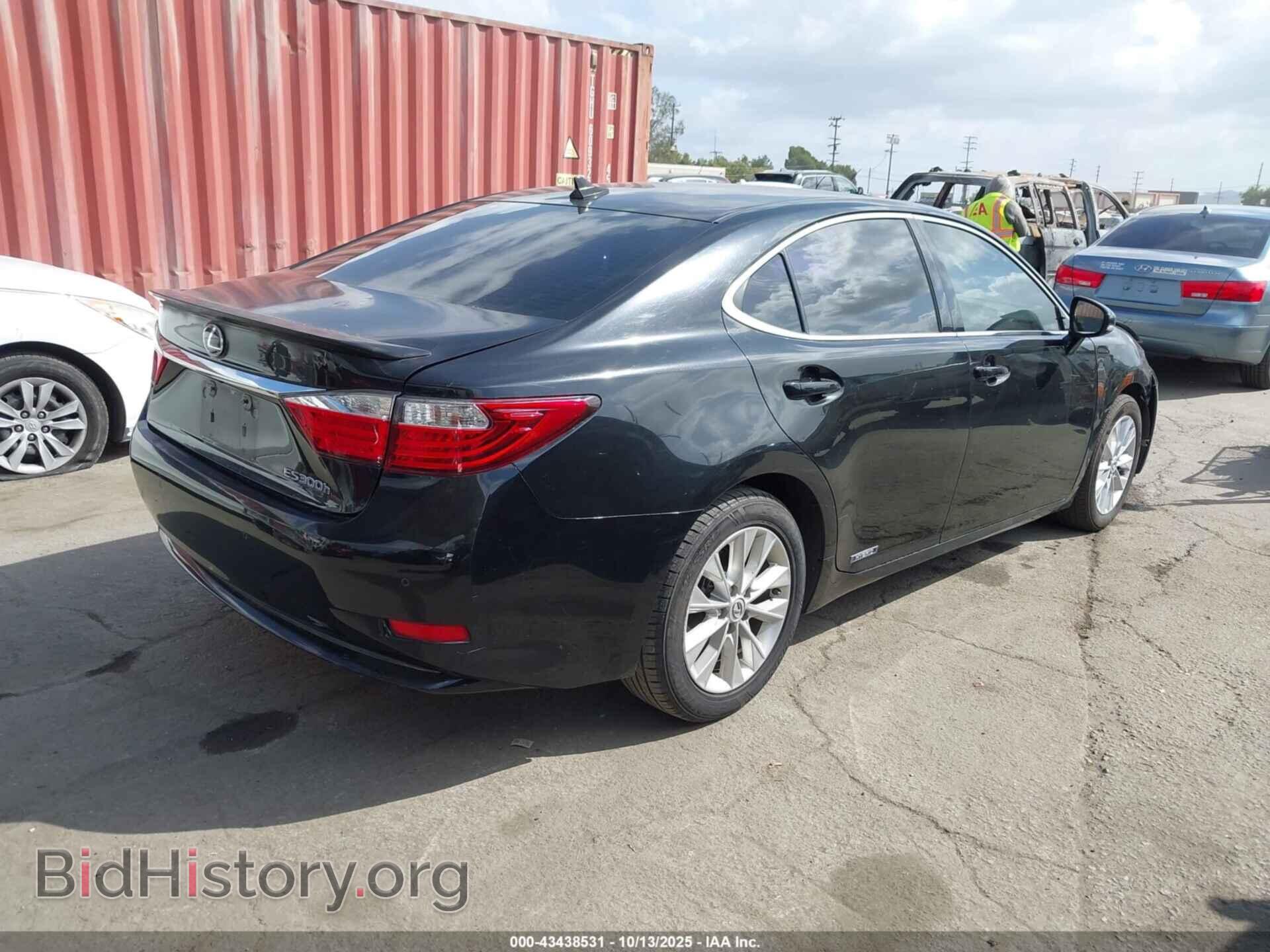 2014 LEXUS ES 300H - VIN: JTHBW1GG0E2069734 - Фото 4