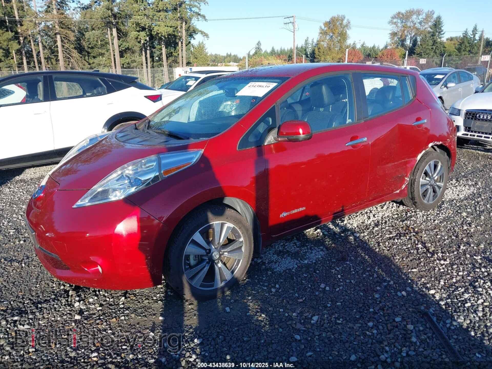 2015 NISSAN LEAF - VIN: 1N4AZ0CP2FC307749 - Фото 2