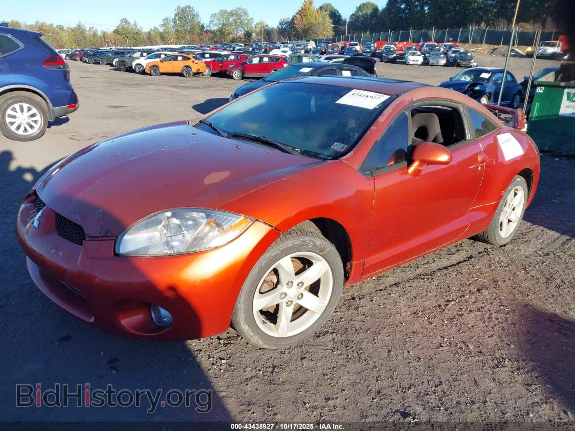 2006 MITSUBISHI ECLIPSE - VIN: 4A3AK24F26E026584 - Фото 2