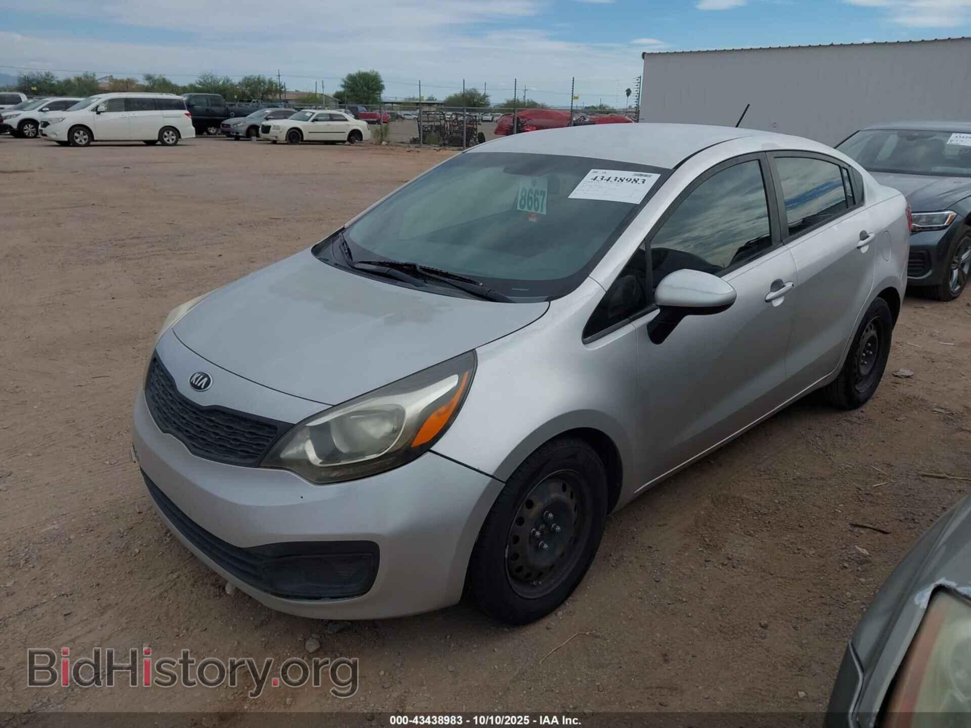 2013 KIA RIO - VIN: KNADM4A36D6177562 - Фото 2