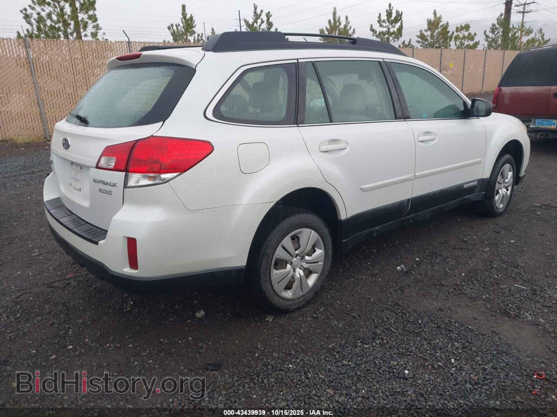 2012 SUBARU OUTBACK - VIN: 4S4BRBAC2C3205904 - Фото 4