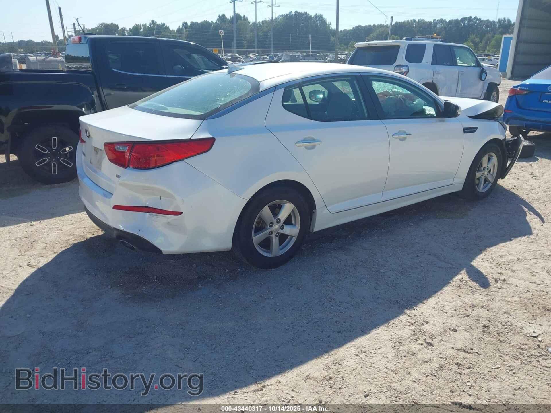 2015 KIA OPTIMA - VIN: KNAGM4A78F5594190 - Фото 4