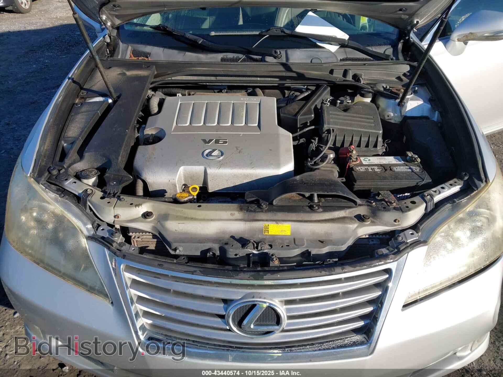 2010 LEXUS ES 350 - VIN: JTHBK1EG9A2406152 - Фото 10