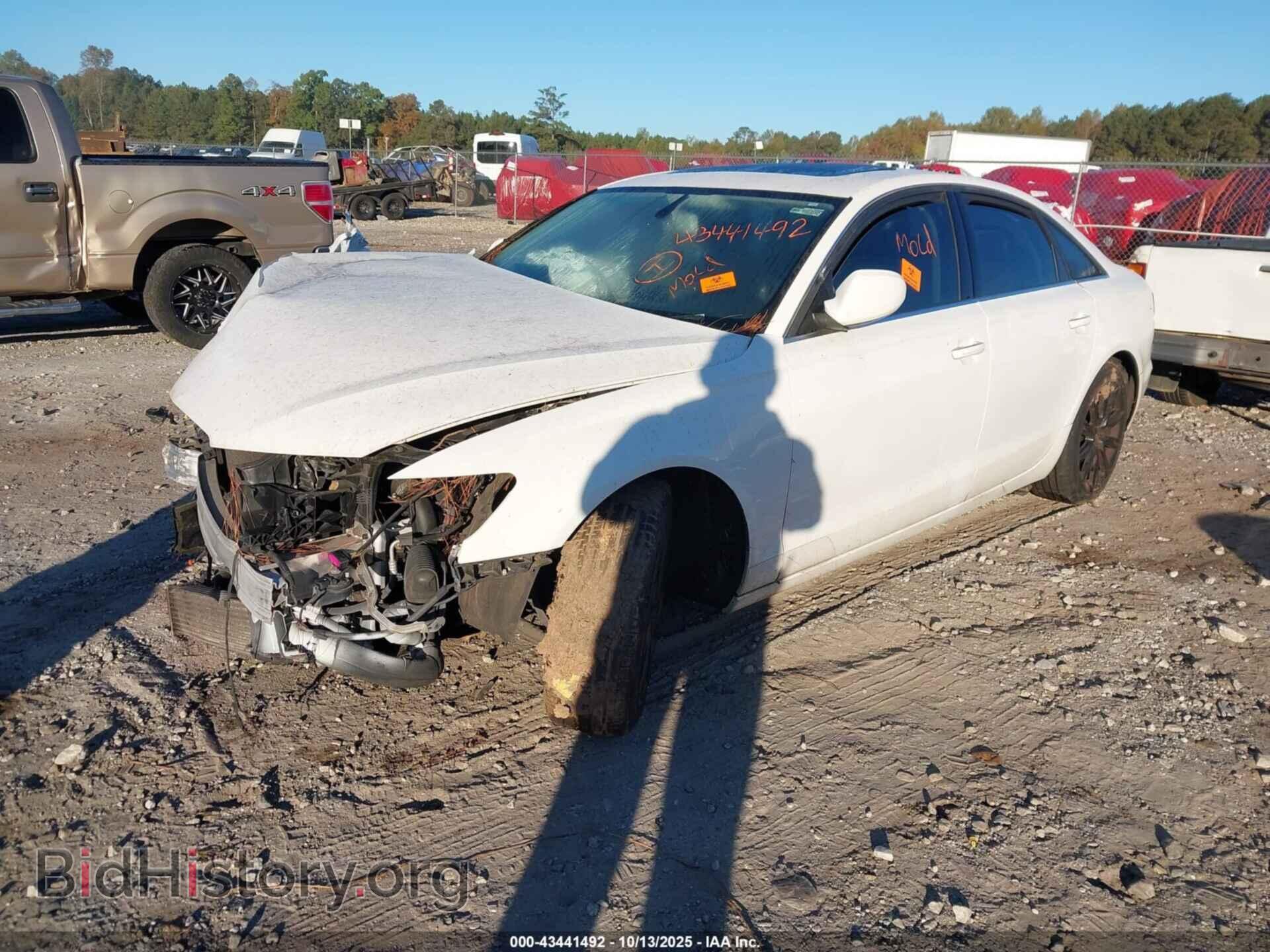 2013 AUDI A6 - VIN: WAUGFAFC9DN083549 - Фото 2