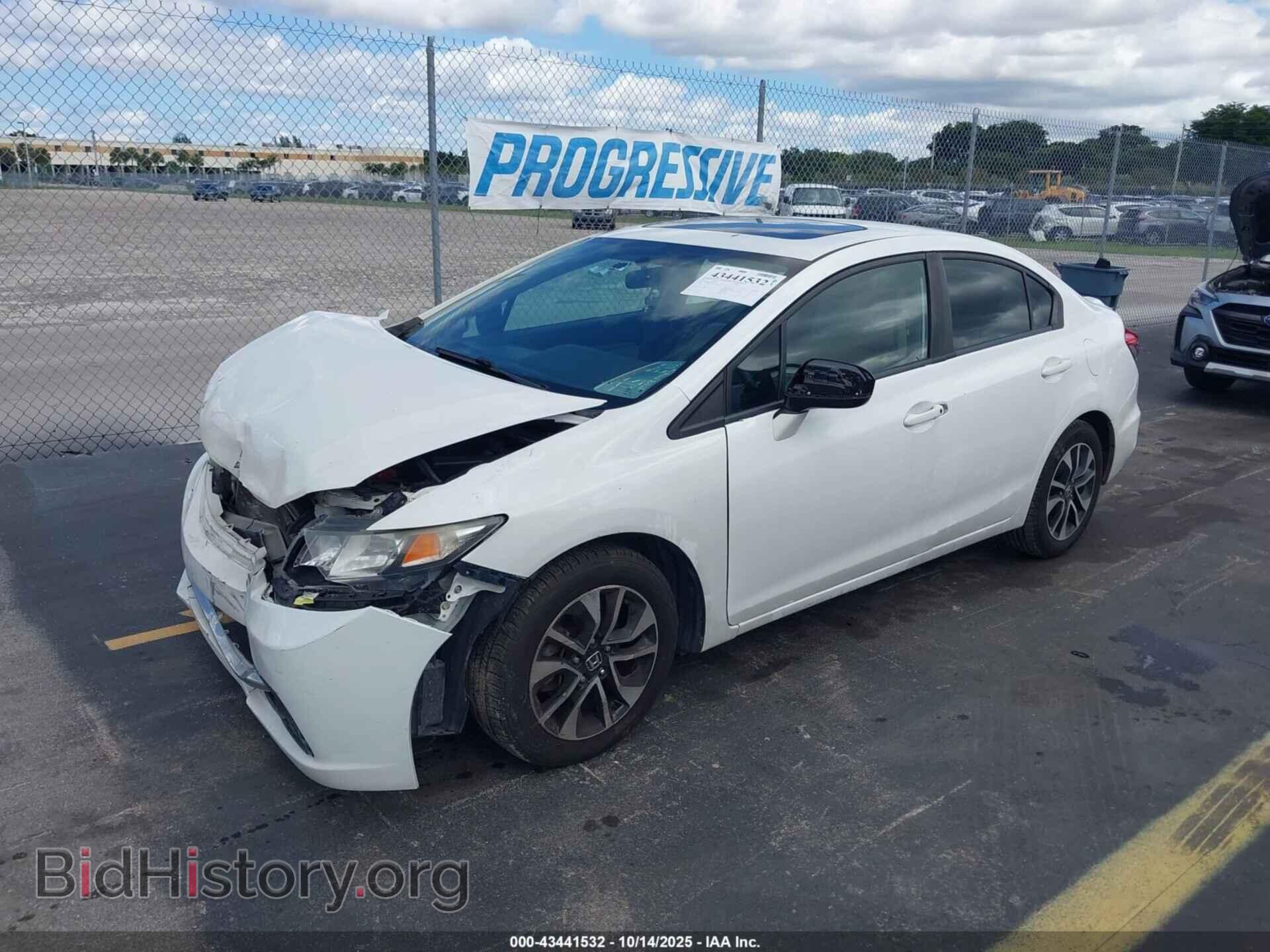 2014 HONDA CIVIC - VIN: 19XFB2F86EE037078 - Фото 2