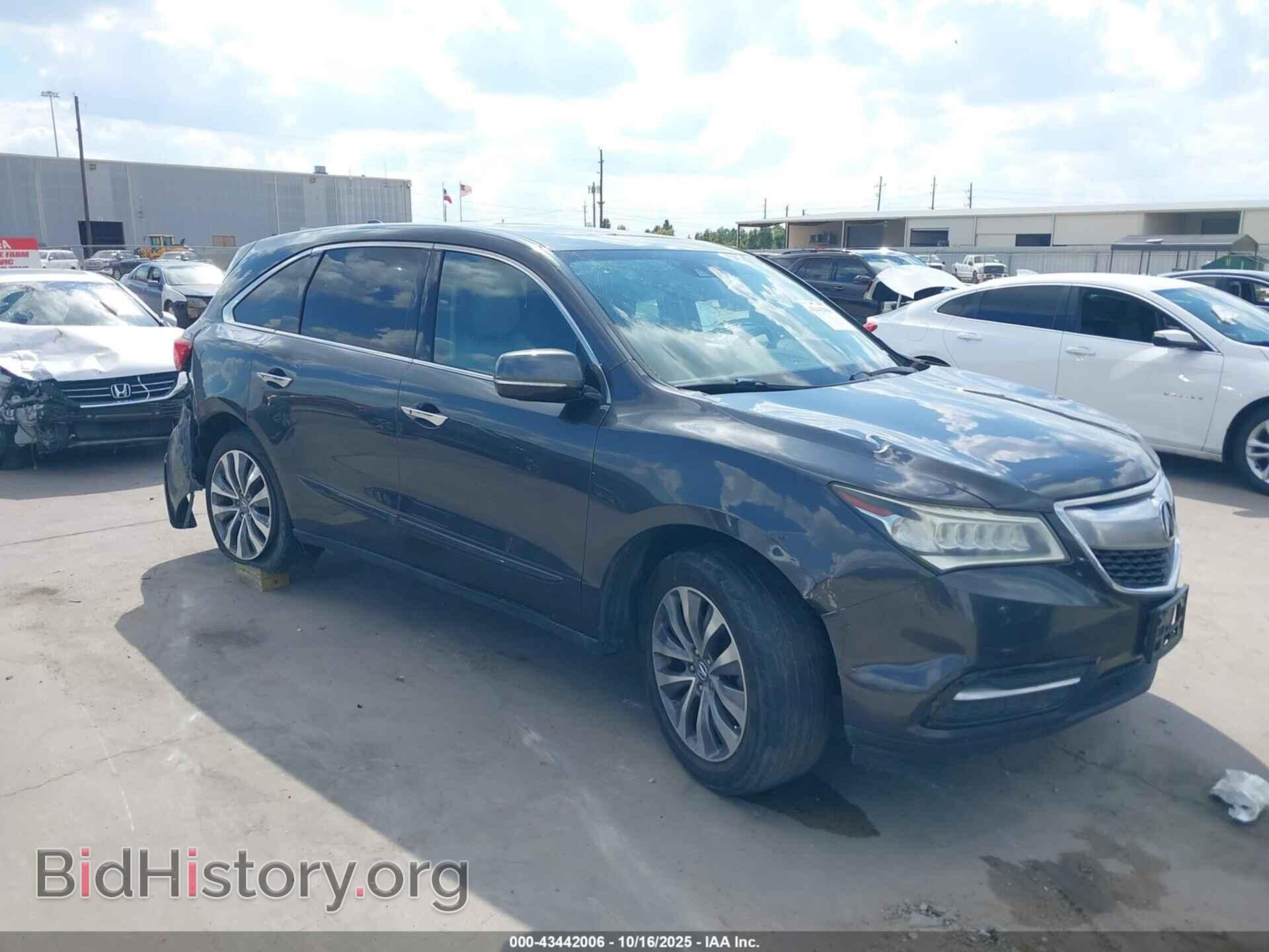 Фотография 5FRYD3840EB011684 - ACURA MDX 2014