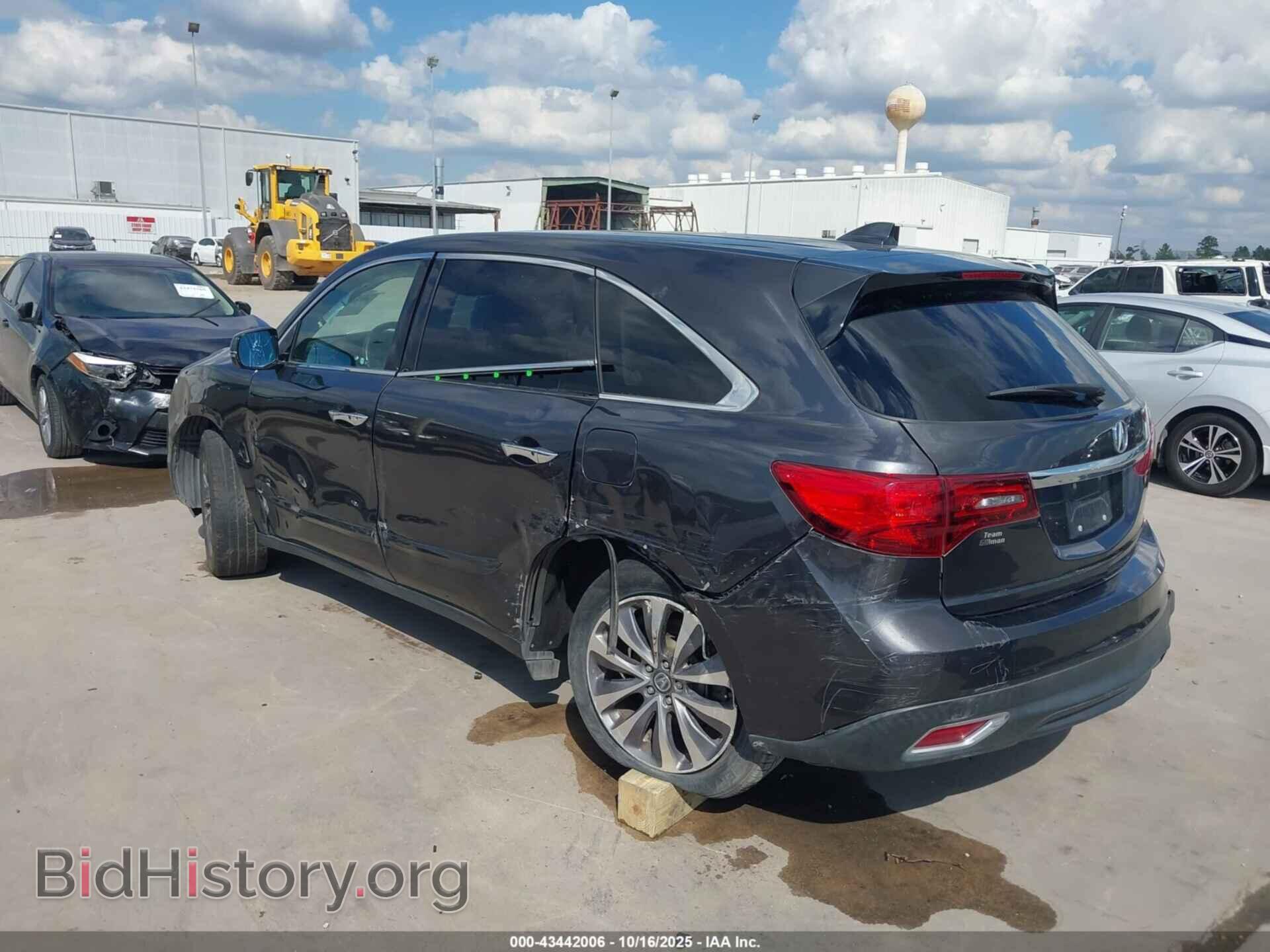 2014 ACURA MDX - VIN: 5FRYD3840EB011684 - Фото 3