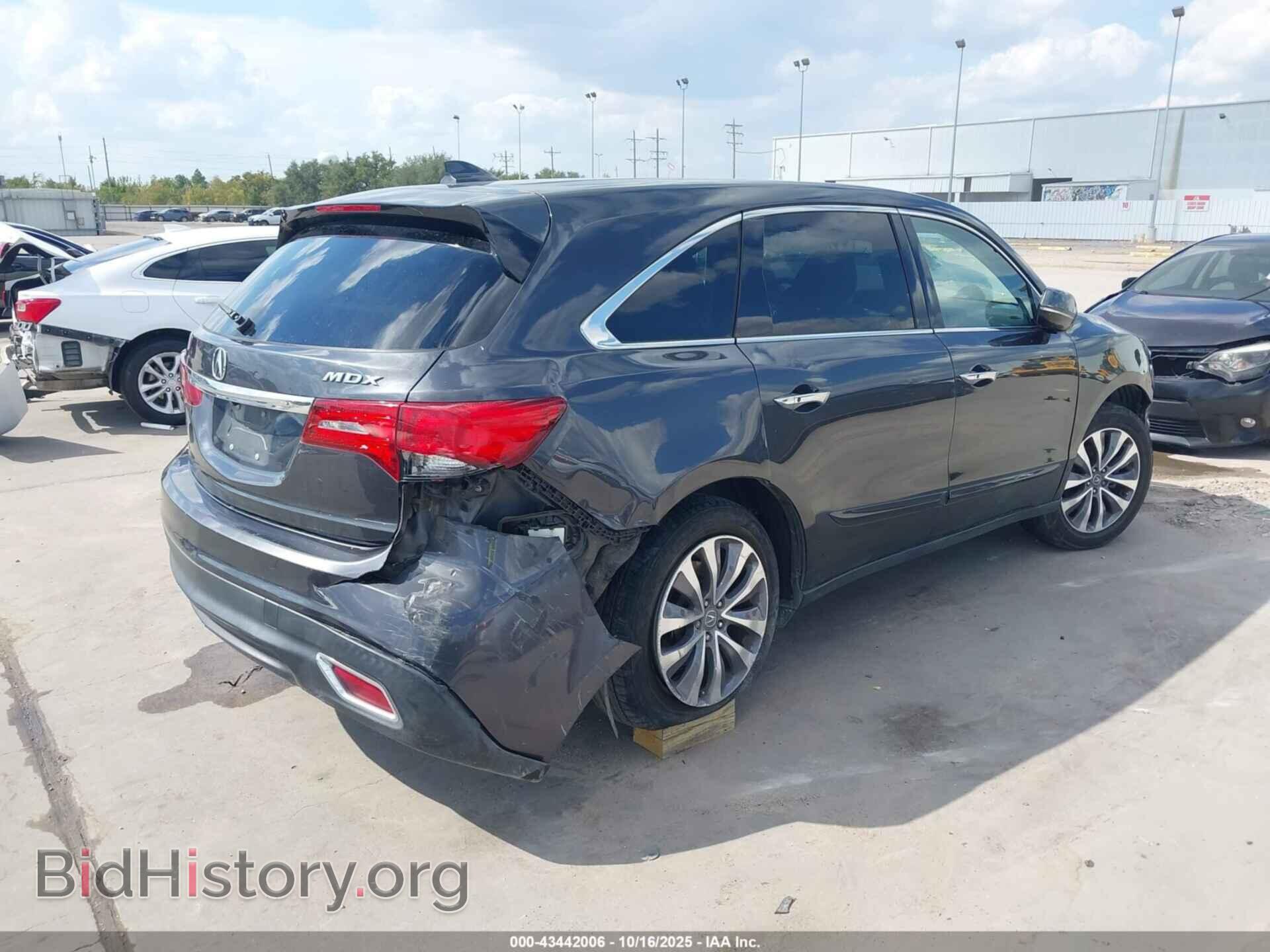 2014 ACURA MDX - VIN: 5FRYD3H40EB011684 - Фото 4