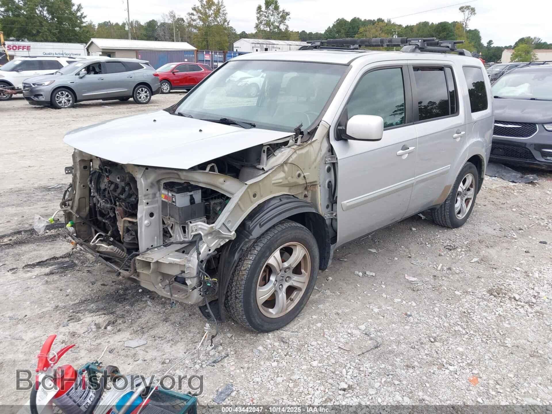2012 HONDA PILOT - VIN: 5FNYF4H62CB012111 - Фото 2