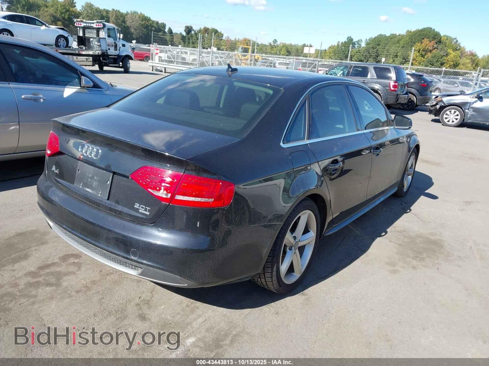 2012 AUDI A4 - VIN: WAUFFAFL2CA115162 - Фото 4