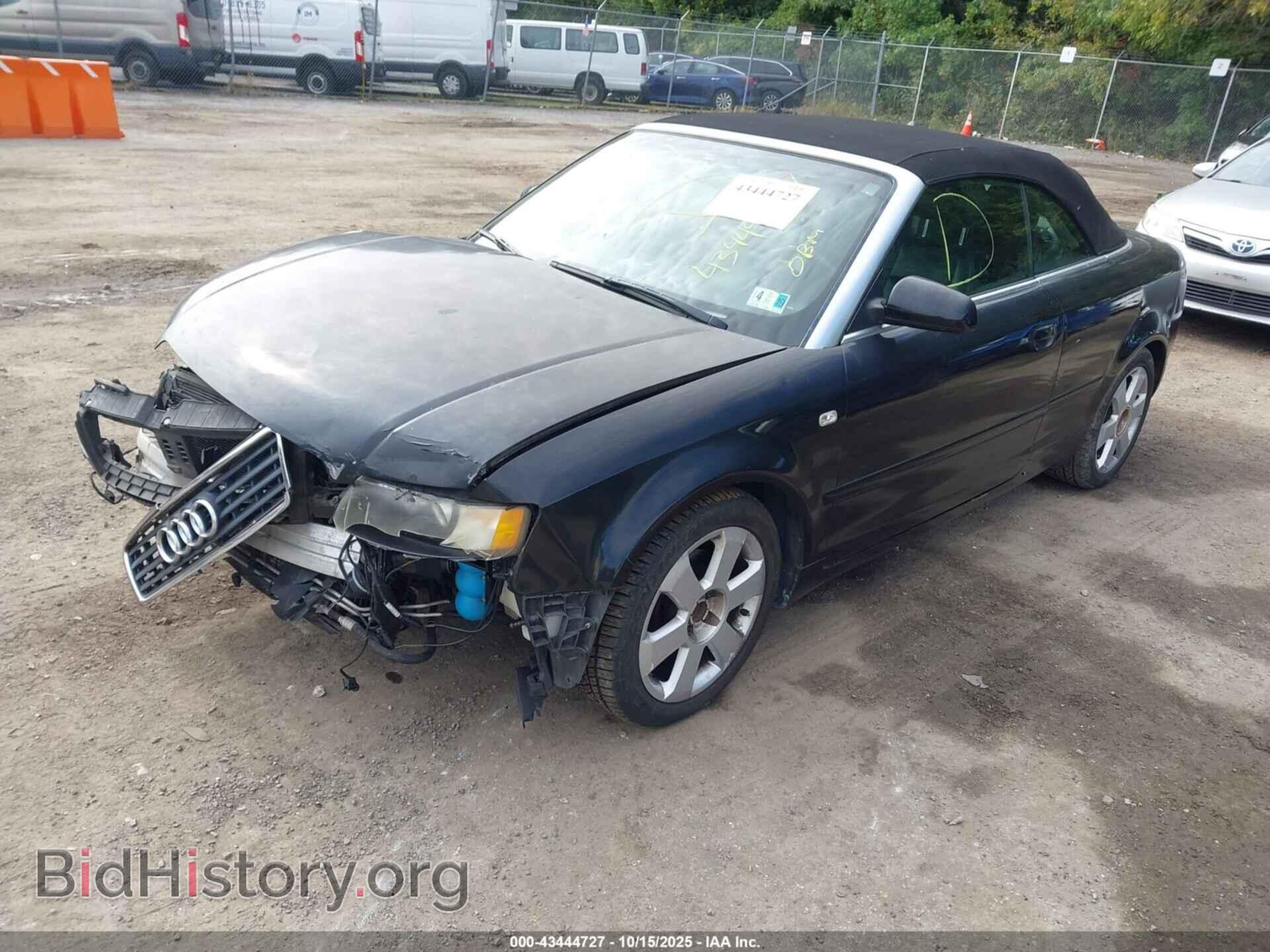 2005 AUDI A4 - VIN: WAUDT48H25K009592 - Фото 2
