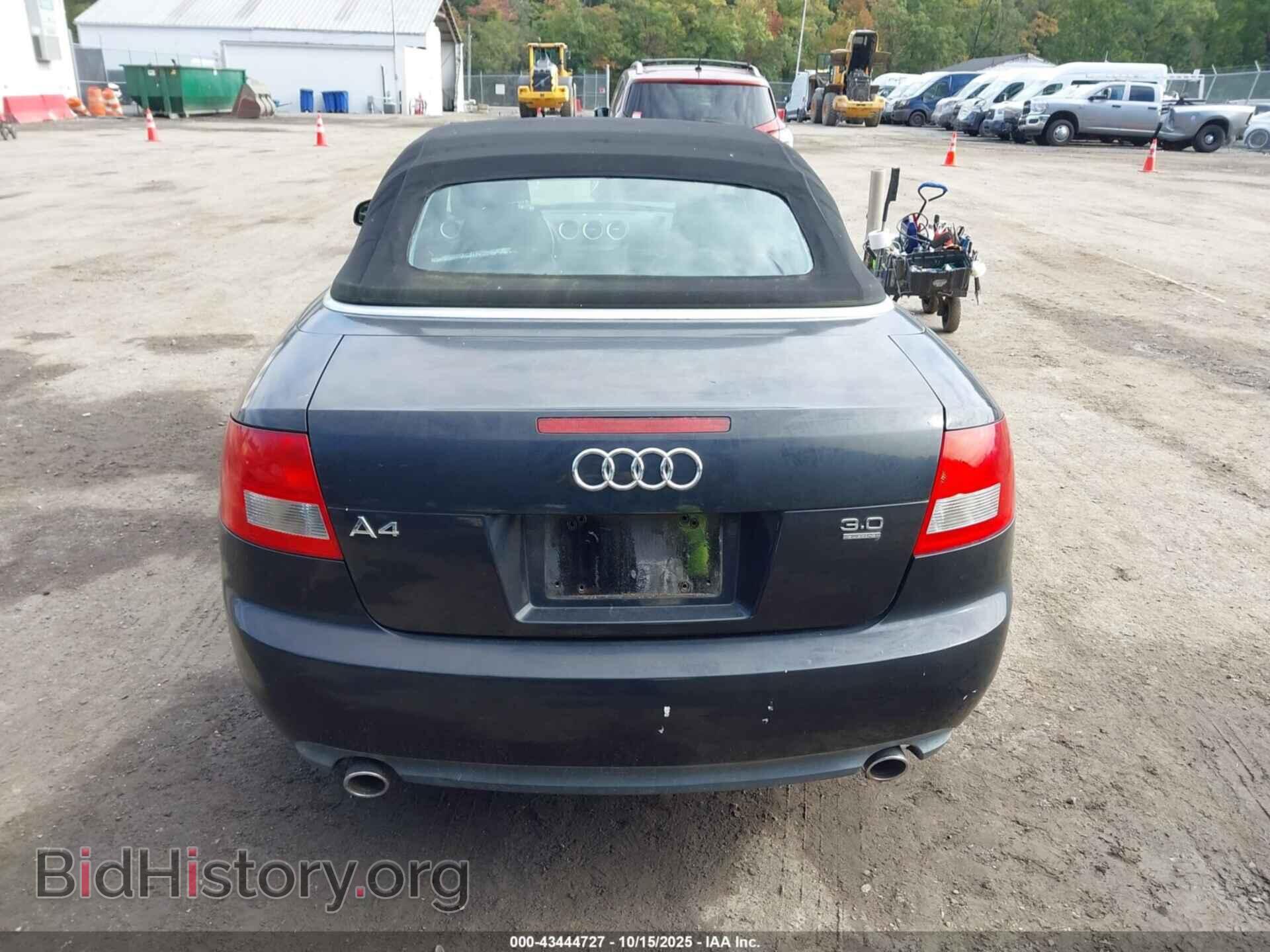 2005 AUDI A4 - VIN: WAUDT48H25K009592 - Фото 16