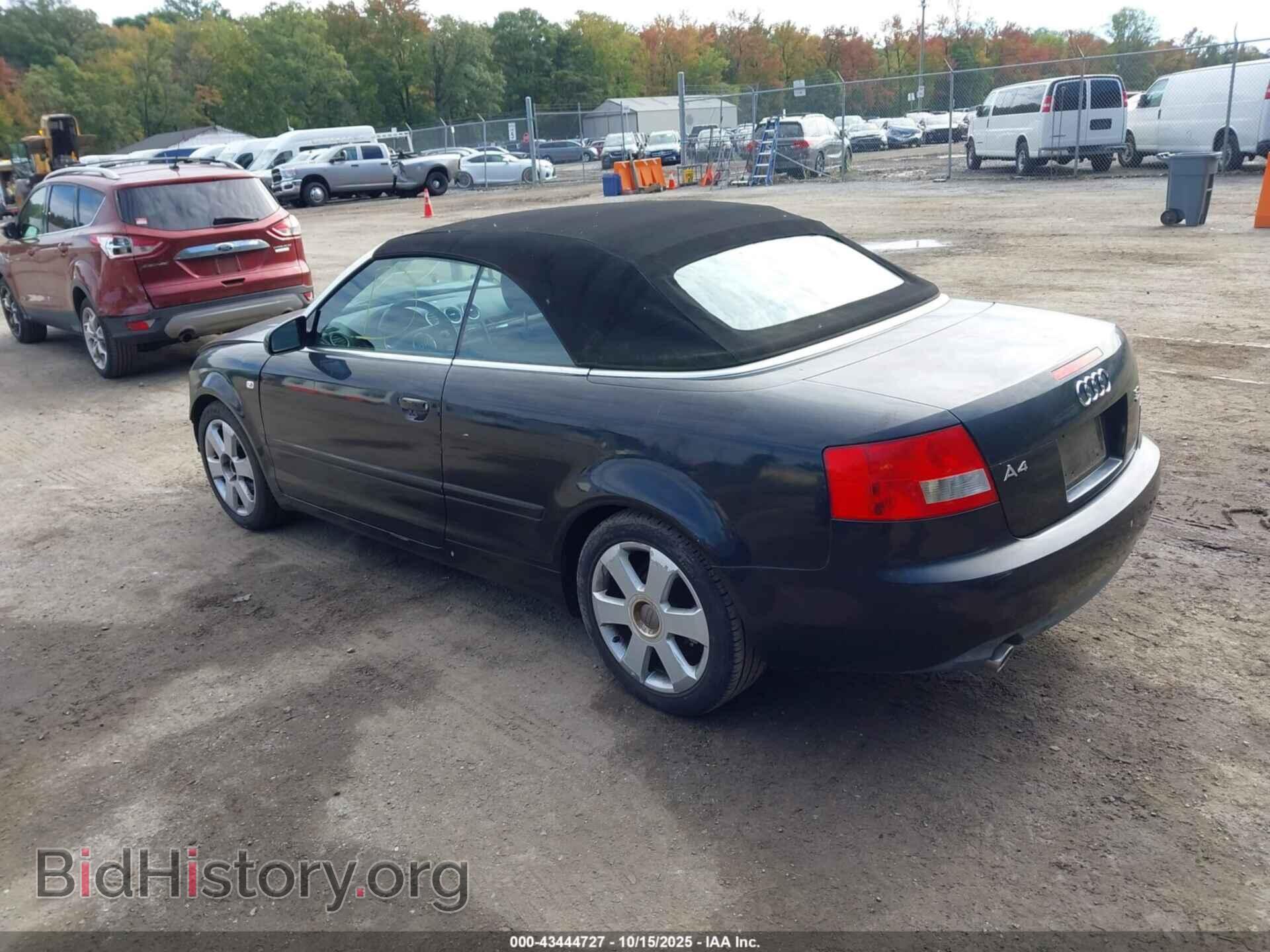 2005 AUDI A4 - VIN: WAUDT48H25K009592 - Фото 3