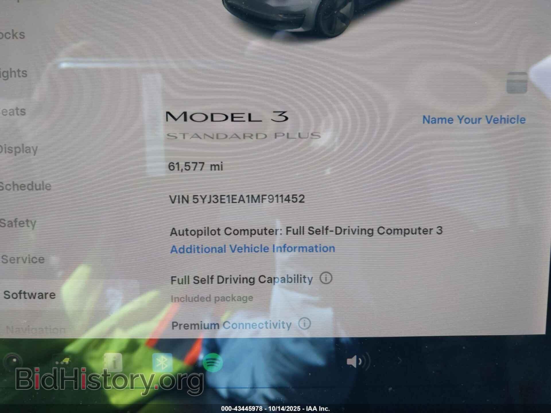 2021 TESLA MODEL 3 - VIN: 5YJ3E1EA1MF911452 - Фото 7